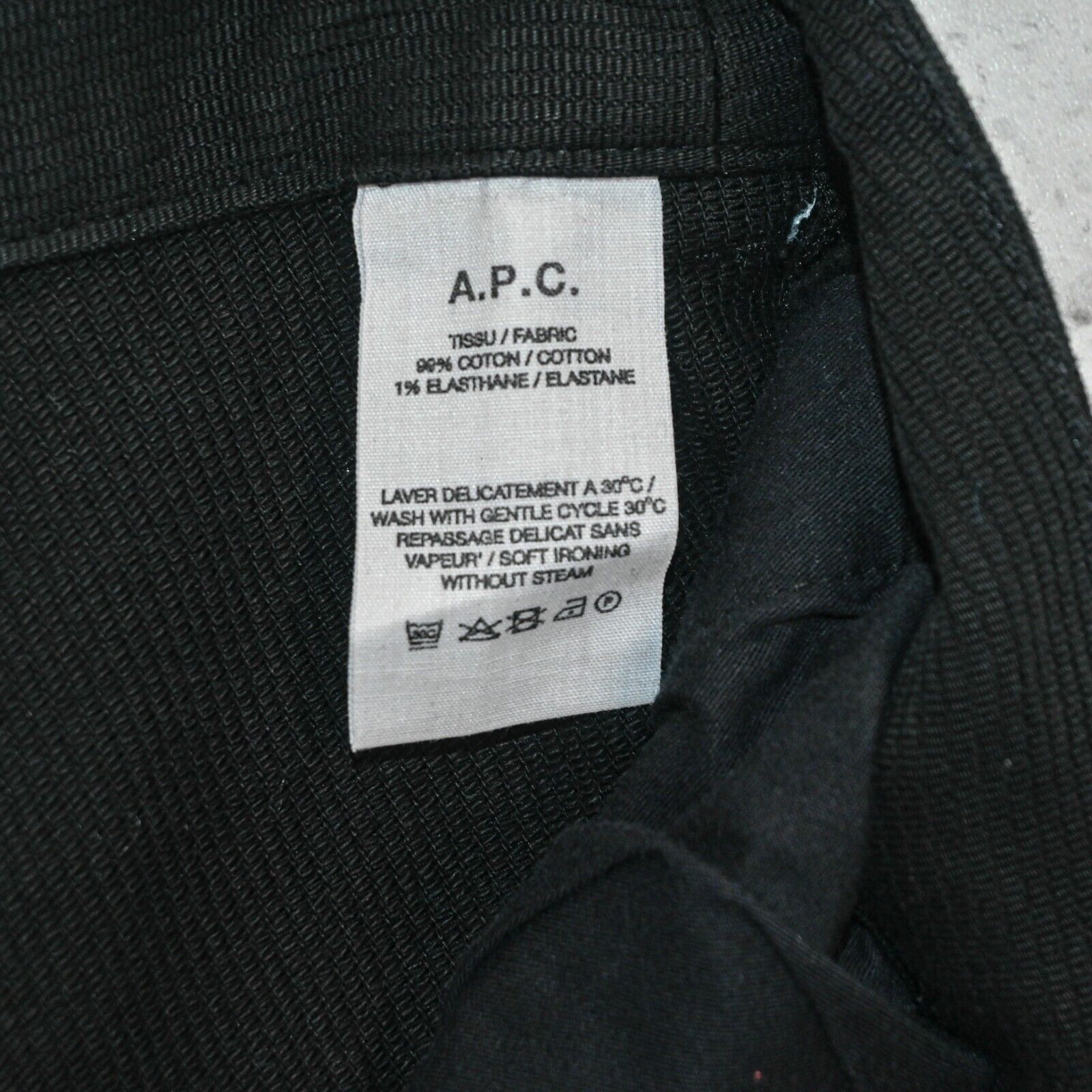 A.P.C. A.P.C. Women's Ribbed ankle crop pants in black cotton Size 24" / US 00 / IT 34 - 7 Thumbnail