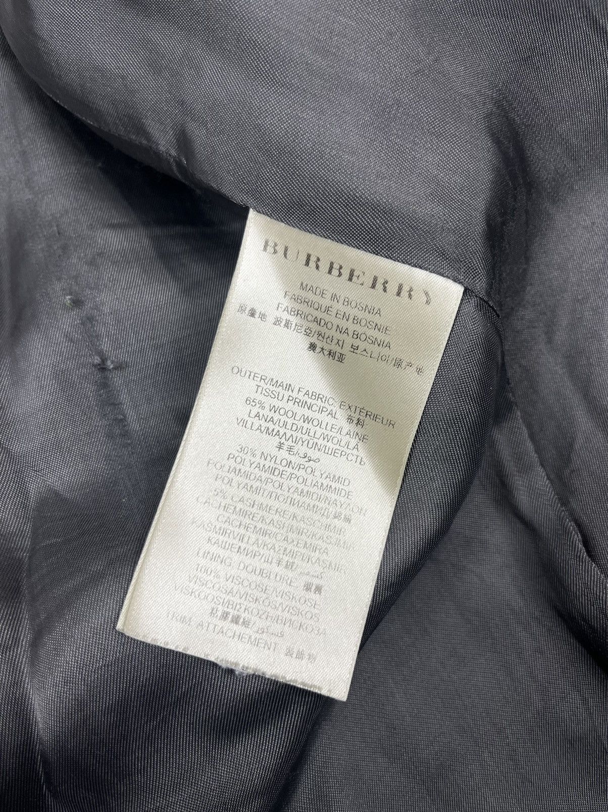 Burberry Burberry Brit Luxury Grey Wool Belted Coat Jacket Size XL / US 12-14 / IT 48-50 - 20 Thumbnail