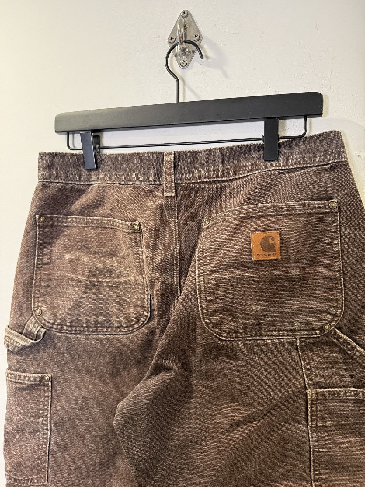 Carhartt Vintage Carhartt B136 Double Knee Work Pants Distressed Size US 31 - 4 Thumbnail