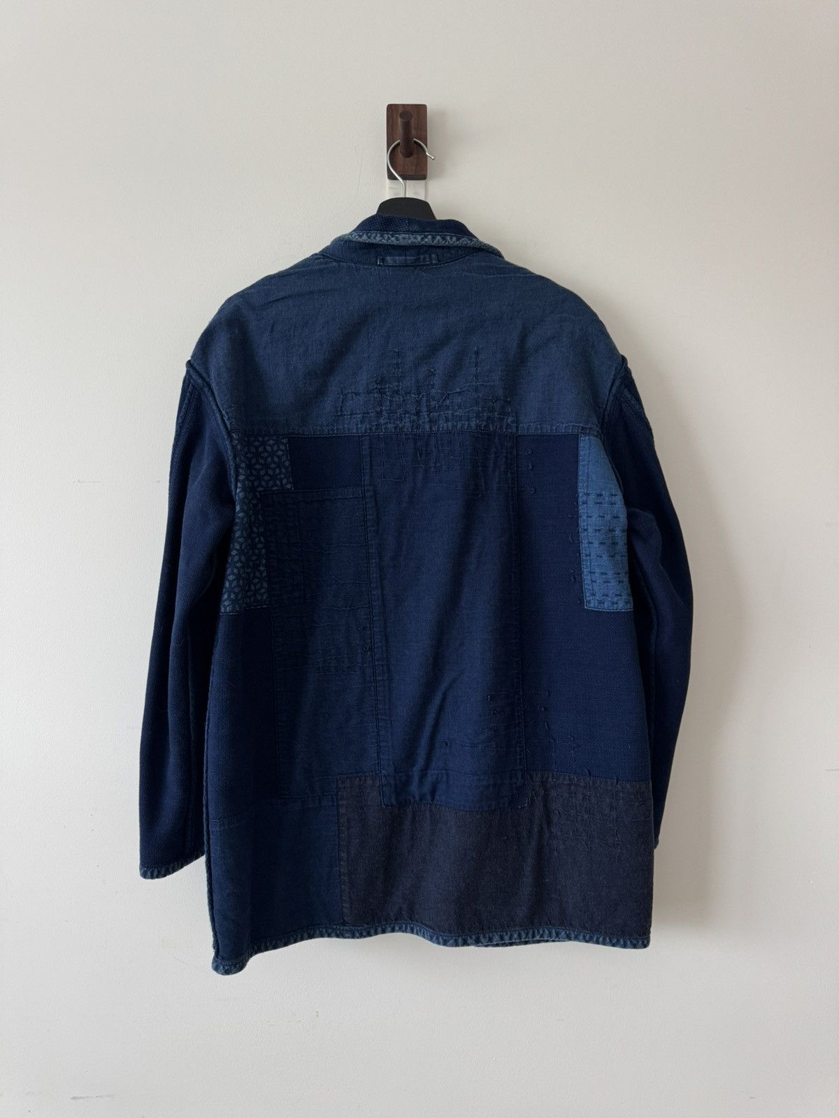 Blue Blue Japan Honai Sashiko Nenrin Reversible Jacket Size US L / EU 52-54 / 3 - 6 Thumbnail