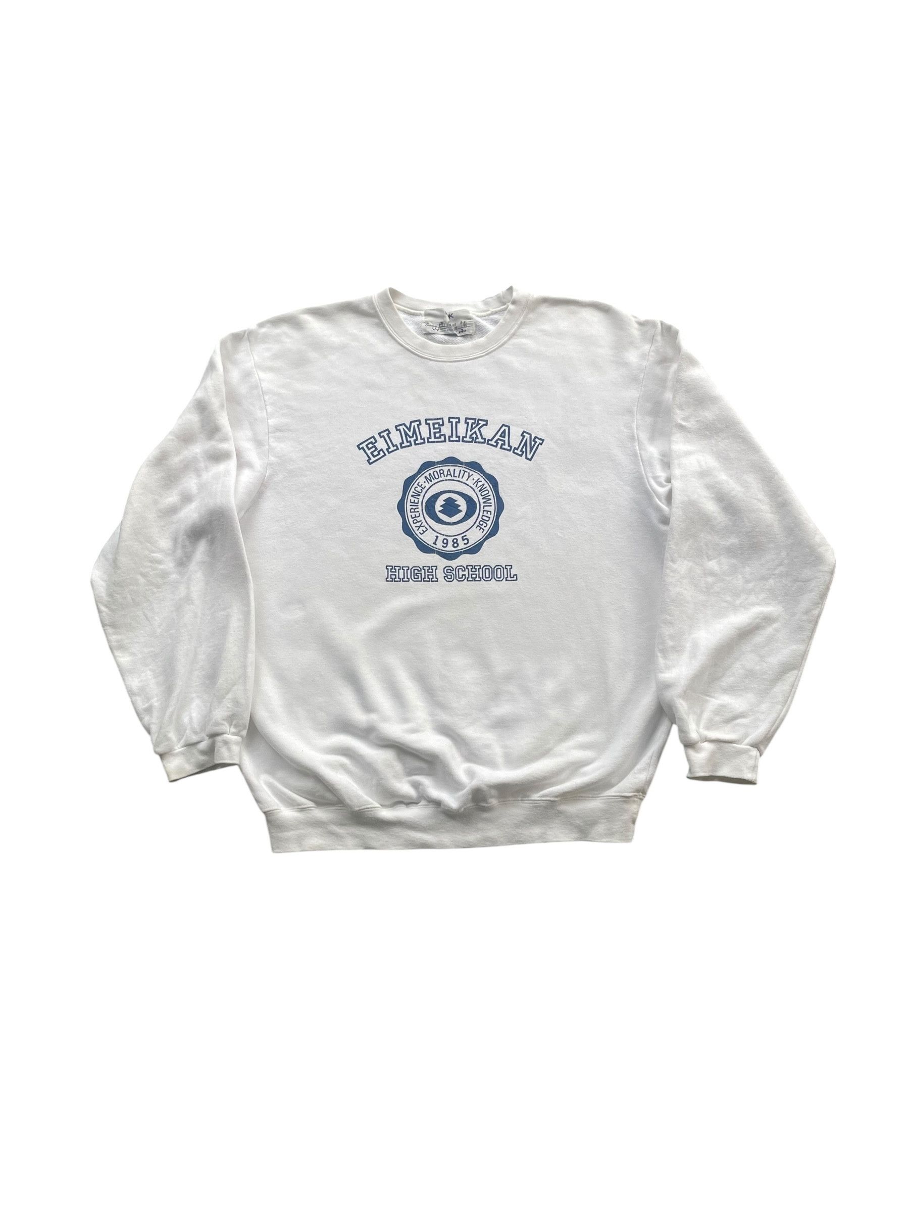 Japanese Brand Vintage Eimeiken High School Sweatshirt Size US L / EU 52-54 / 3 - 1 Thumbnail