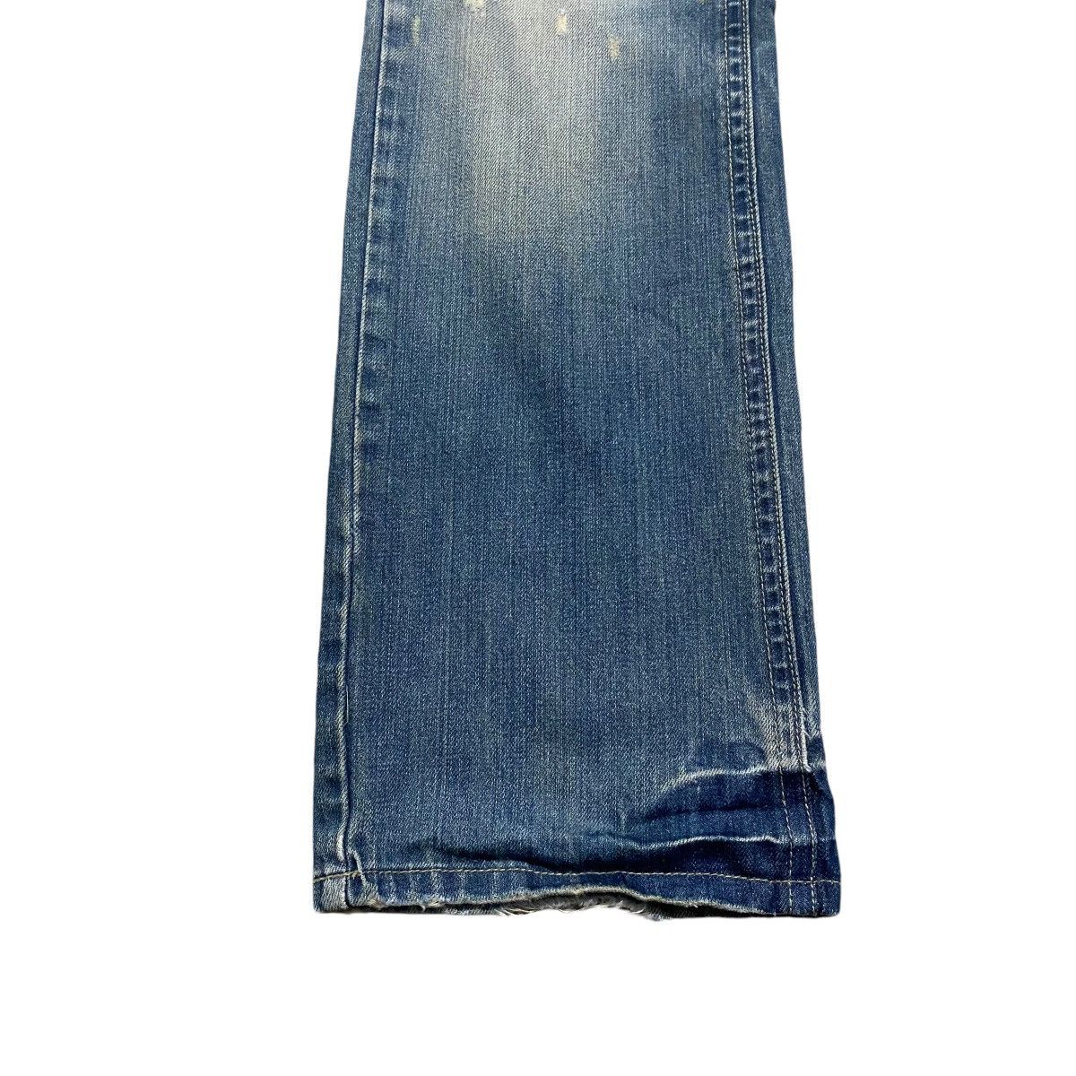Japanese Brand CRAZY LEOPARD Denim Poker Jeans Ripped Size US 32 / EU 48 - 10 Thumbnail