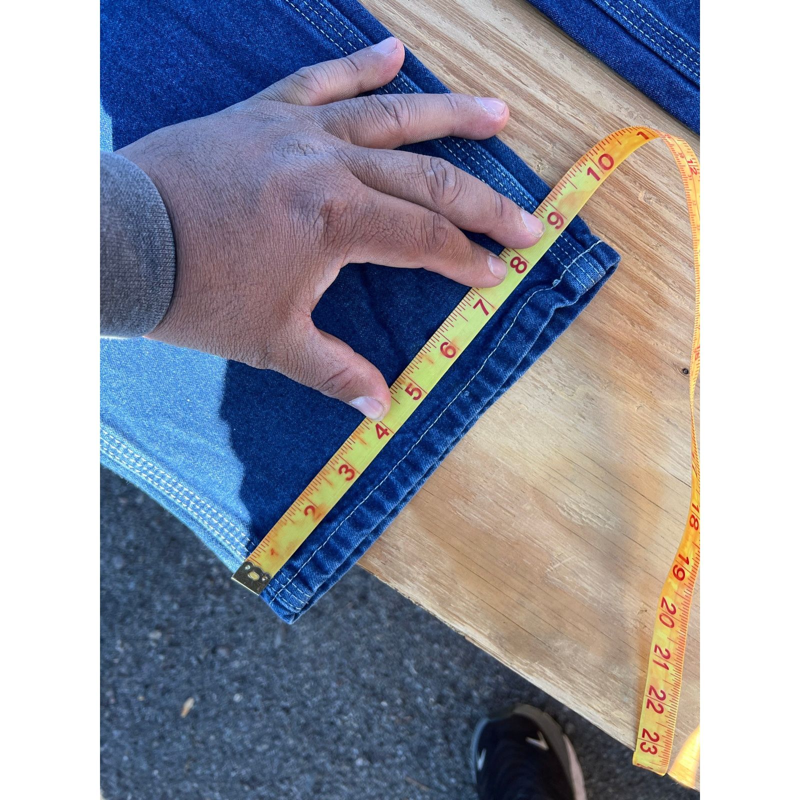 Carhartt Carhartt Jeans 34x 32 Blue Denim Carpenter Dungaree distress Size US 34 / EU 50 - 7 Thumbnail