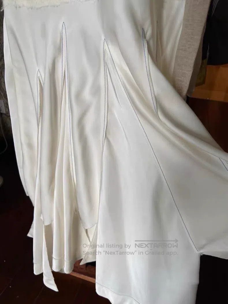 Loewe Loewe Wool and linen, skirt is a silk dress Size XS / US 0-2 / IT 36-38 - 2 Thumbnail