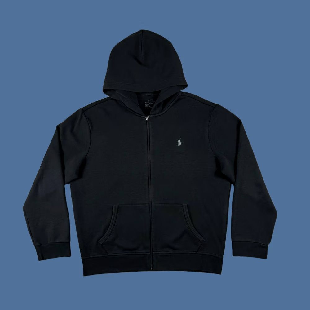 Polo Ralph Lauren Polo Ralph Lauren Hoodie Full Zip Black XL Men Size US XL / EU 56 / 4 - 1 Thumbnail