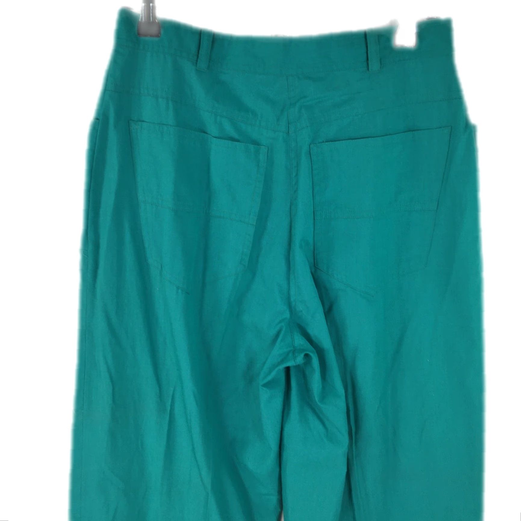Ford VINTAGE Charlotte Ford Tulip Dress Pants Womens Size 12 Green Pleated 30X33 Size 34" / US 12 / IT 48 - 6 Thumbnail