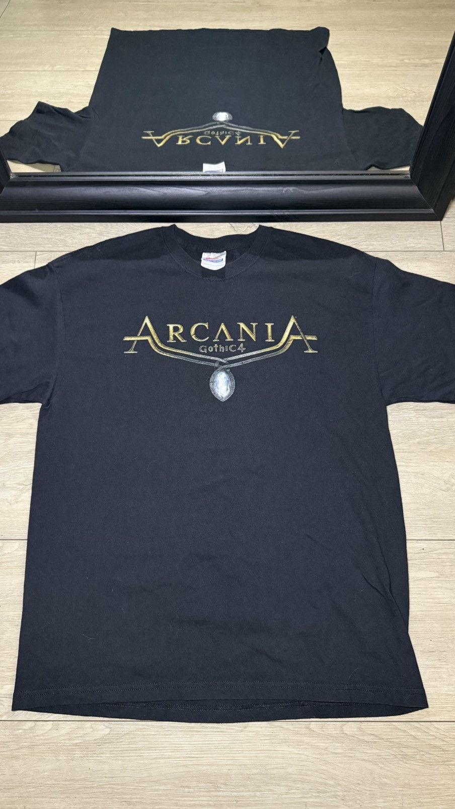 Southpole Vintage / Y2K Arcania Gothic 4 Video Game Promo Shirt Size US L / EU 52-54 / 3 - 2 Thumbnail