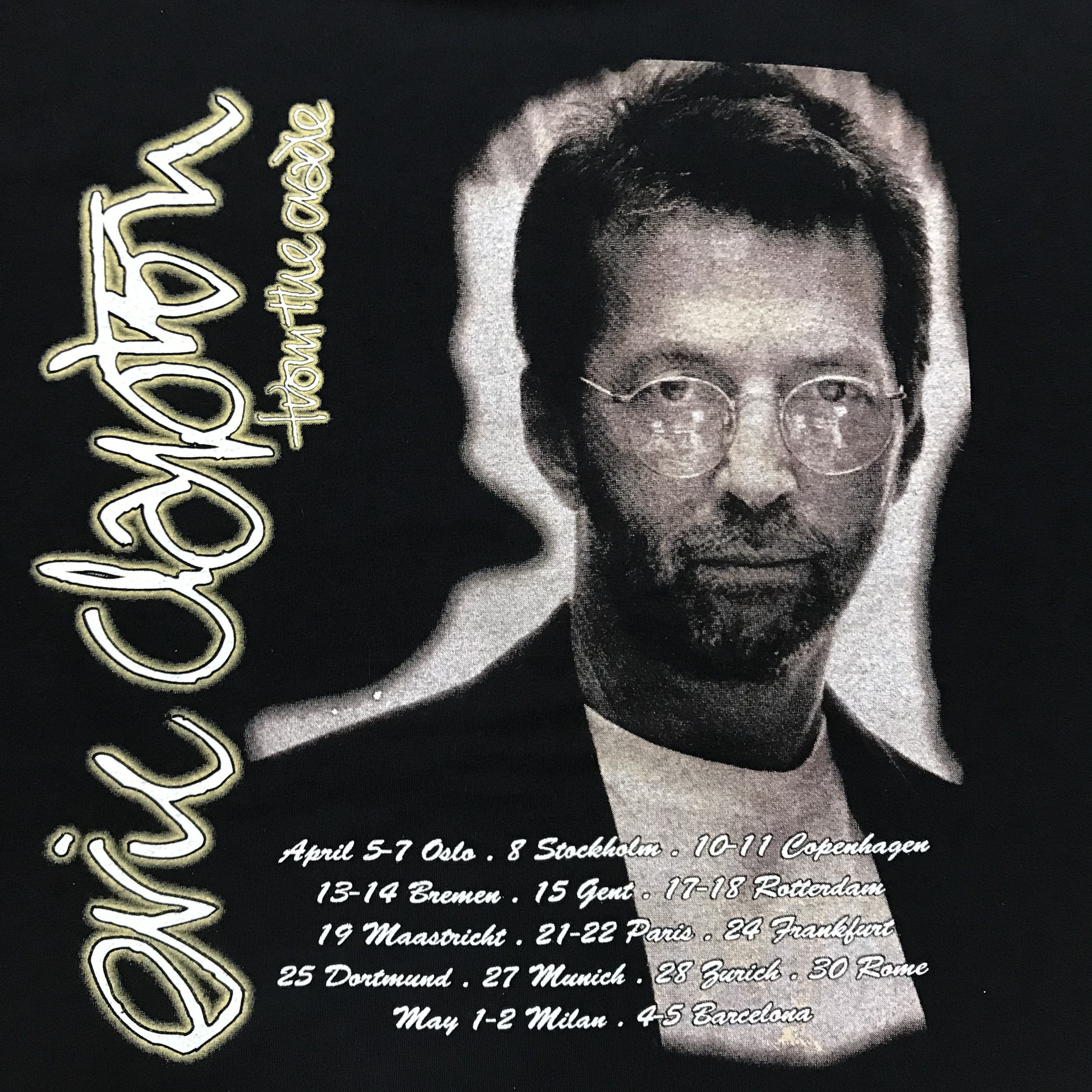 Band Tees ERIC CLAPTON 1994 Vintage T-Shirt Band Tee 90s Tour Rare Size US XL / EU 56 / 4 - 6 Thumbnail