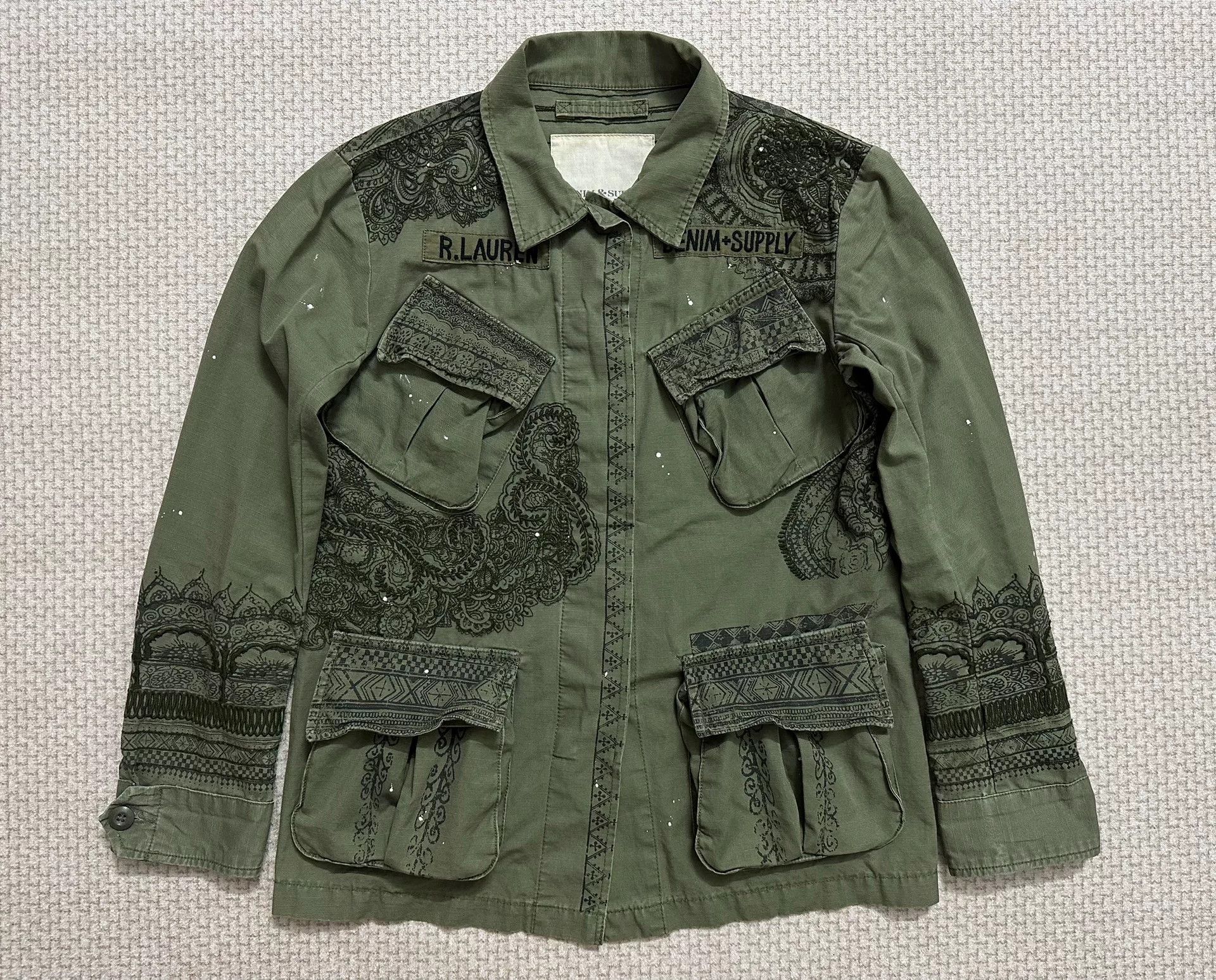 Denim & Supply Ralph Lauren Ralph Lauren RRL Denim Supply Military Jacket Size S / US 4 / IT 40 - 1 Thumbnail