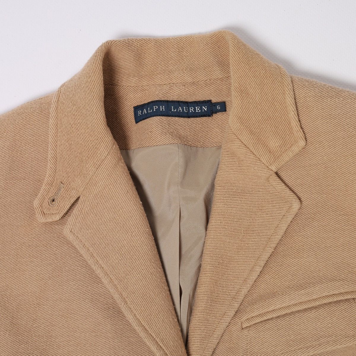 Ralph Lauren Ralph Lauren Beige Cotton Blazer Jacket Elbow Patch Size M / US 6-8 / IT 42-44 - 3 Thumbnail