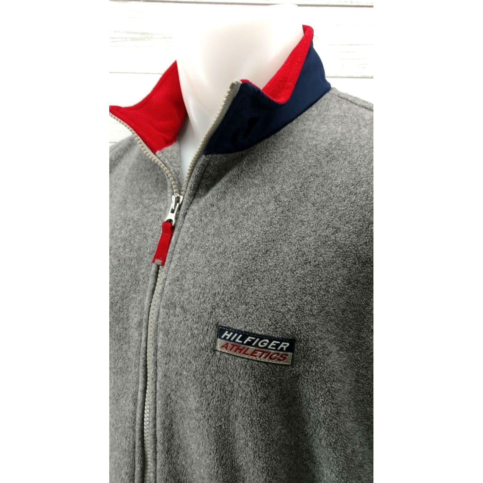 Tommy Hilfiger TOMMY HILFIGER ATHLETICS FLEECE JACKET COAT MENS XL Full Zip Size US XL / EU 56 / 4 - 2 Thumbnail