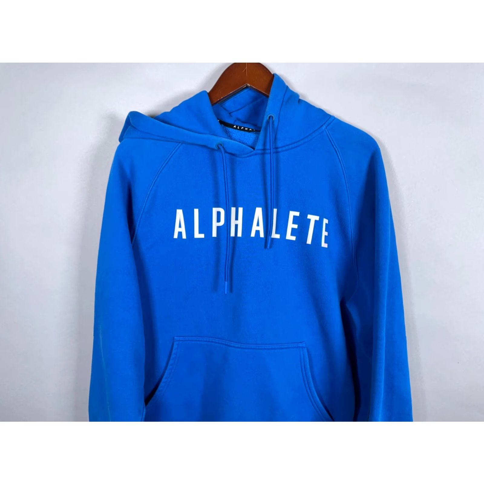 Vintage Alphalete Hoodie Adult Medium Blue Pullover Sweatshirt 2016 Raised Graphic Size US M / EU 48-50 / 2 - 3 Thumbnail