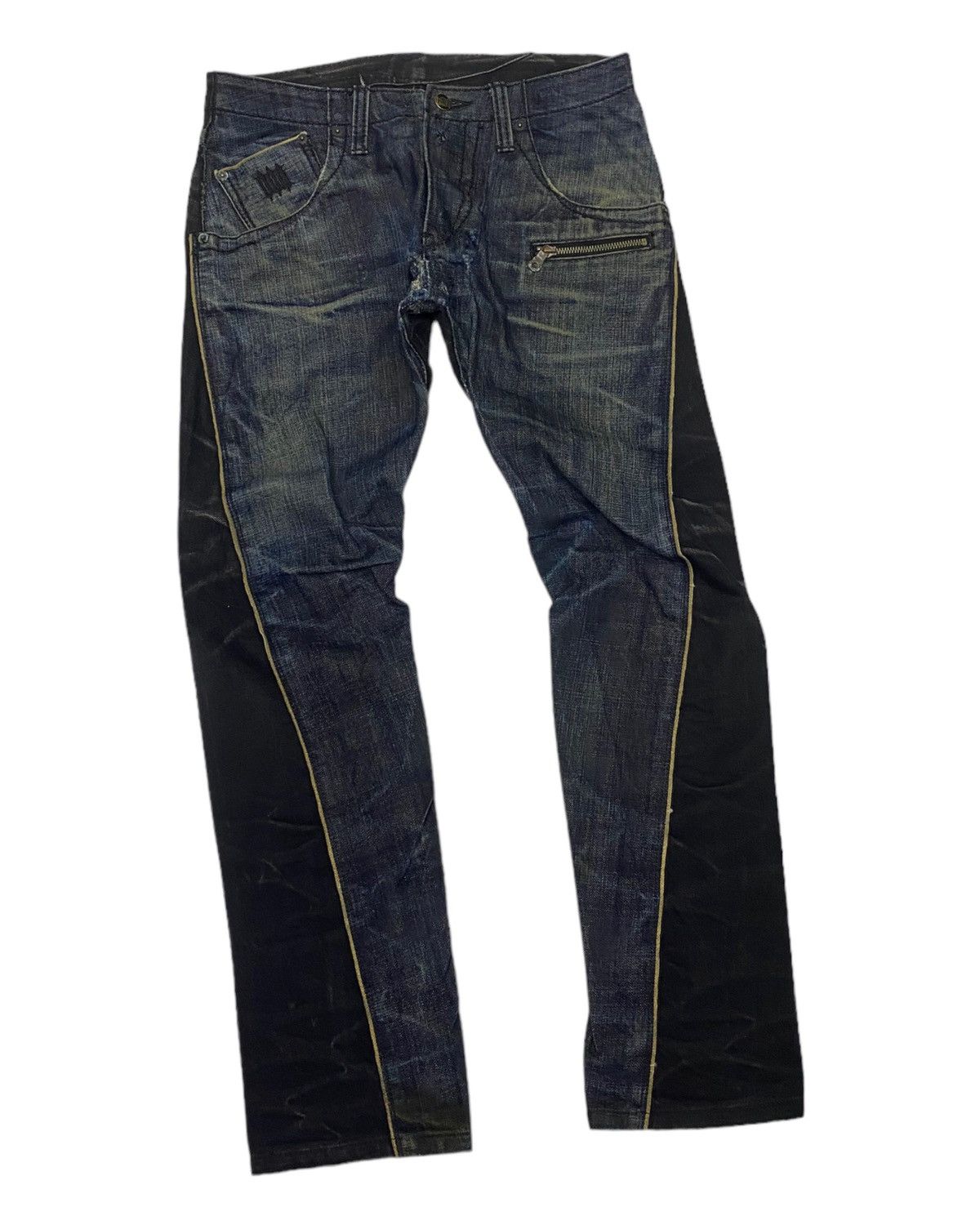20471120 × Japanese Brand × Seditionaries PUNK🔥TROISO MADE IN JAPAN PUNK DISTRESSED DENIM JEANS Size US 30 / EU 46 - 2 Thumbnail