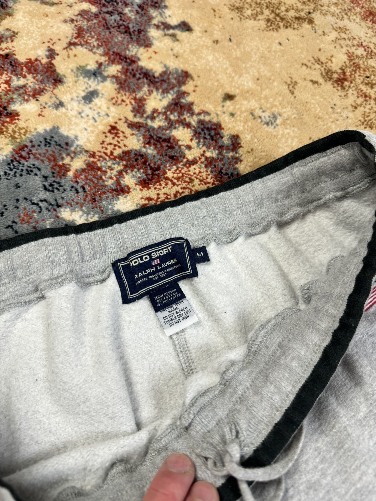 Polo Ralph Lauren × Vintage Polo Sport Vintage Spell-out Sweatpants Sz M Size US 32 / EU 48 - 3 Thumbnail