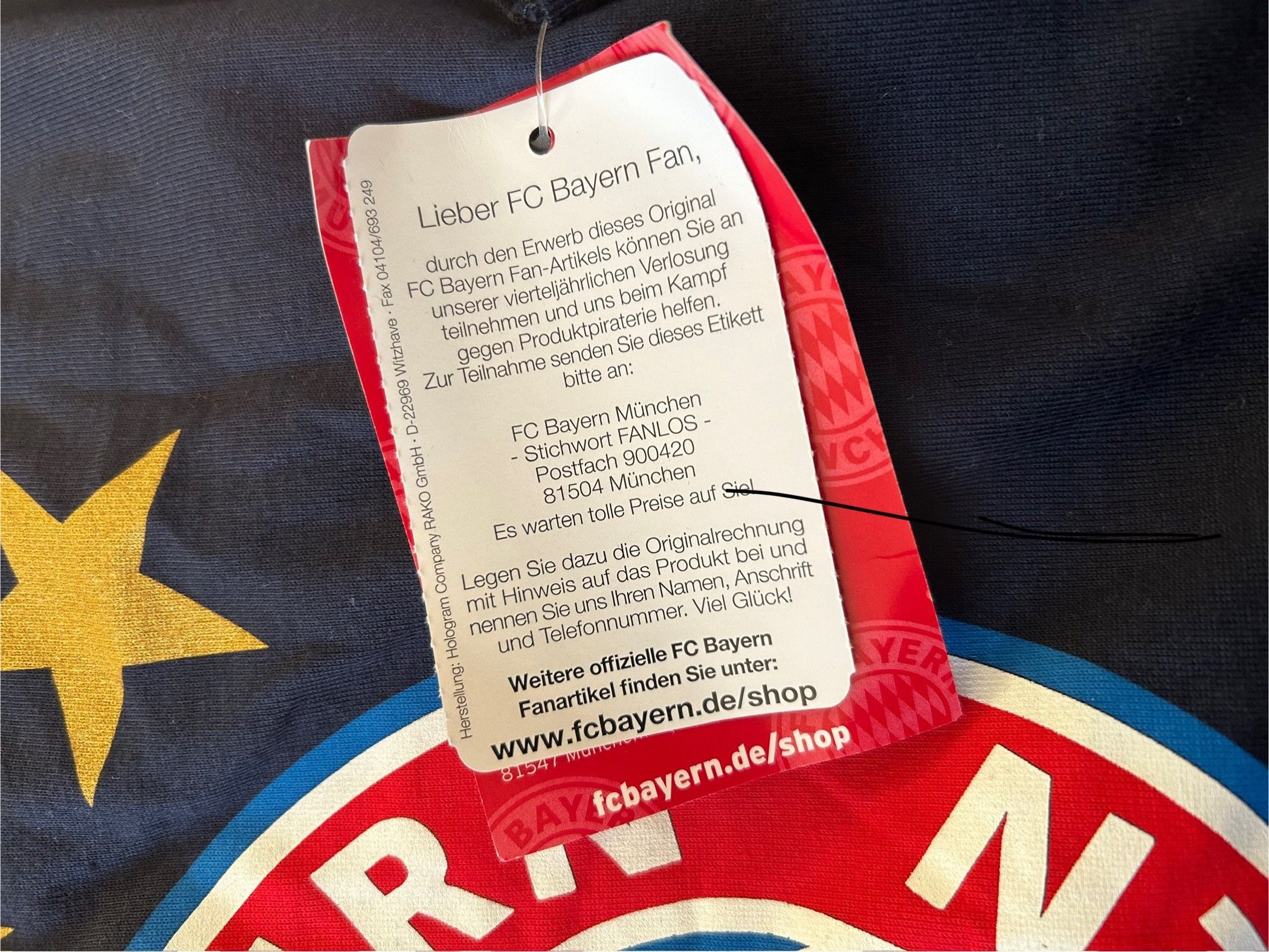 Other T - Shirt - BAYERN MUNICH FC - M - NEW with tags Size US L / EU 52-54 / 3 - 4 Thumbnail
