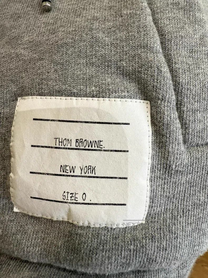 Thom Browne Thom Browne Grey Hooded Sweatshirt Size US S / EU 44-46 / 1 - 4 Thumbnail