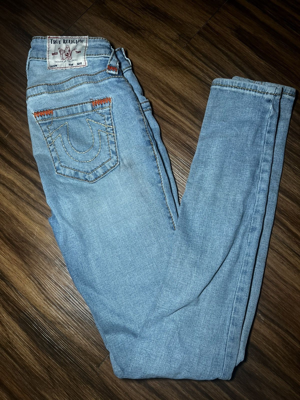 True Religion True Religion Jennie Curvy Mid Rise Skinny Jeans Women's 24 Size 24" / US 00 / IT 34 - 1 Thumbnail