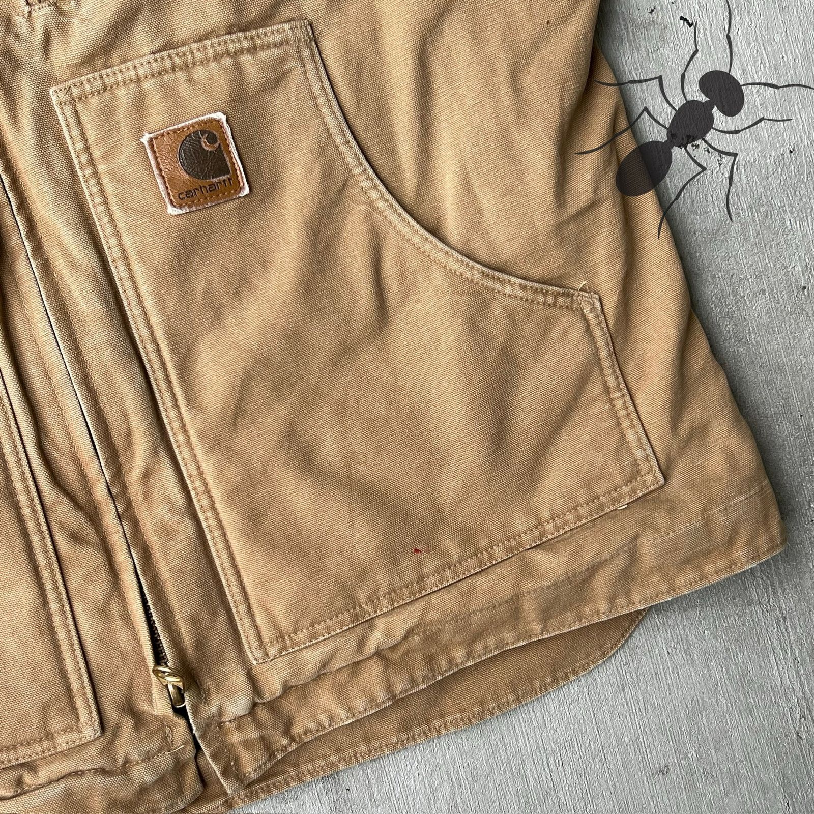 Carhartt × Vintage Carhartt C61 CML brown chore work wear jacket Size US L / EU 52-54 / 3 - 3 Thumbnail