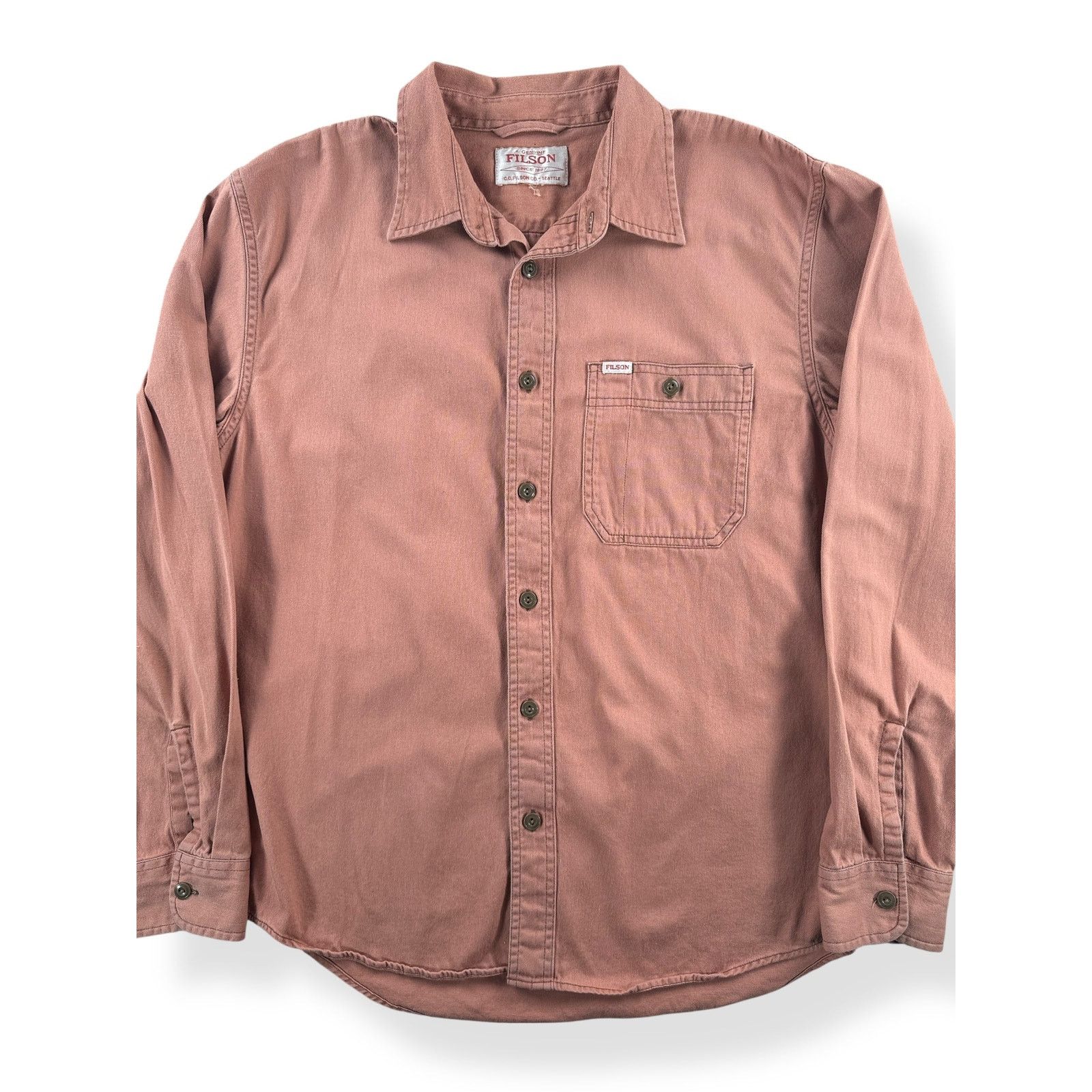 Filson Filson Sunburn Shipwright Fine Twill Shirt SZ M Size US M / EU 48-50 / 2 - 2 Thumbnail