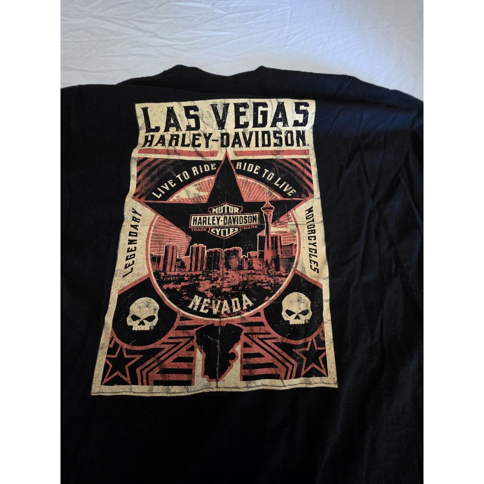 Harley Davidson Harley Davidson Men's Black Las Vegas Nevada Size 2XL Size US XXL / EU 58 / 5 - 1 Thumbnail