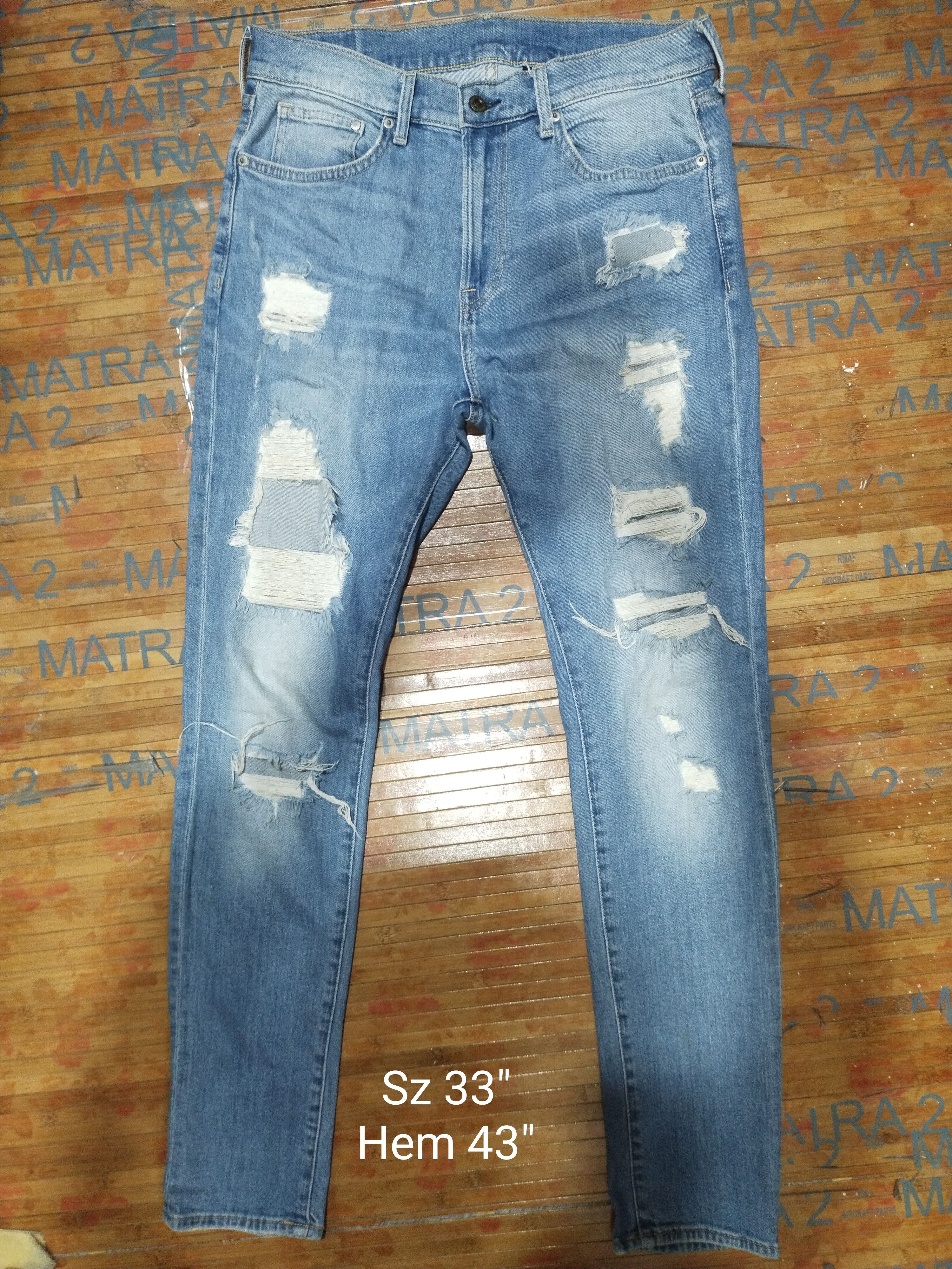 H&M Jeans H,M Denim Sz 33" Size US 33 - 2 Thumbnail