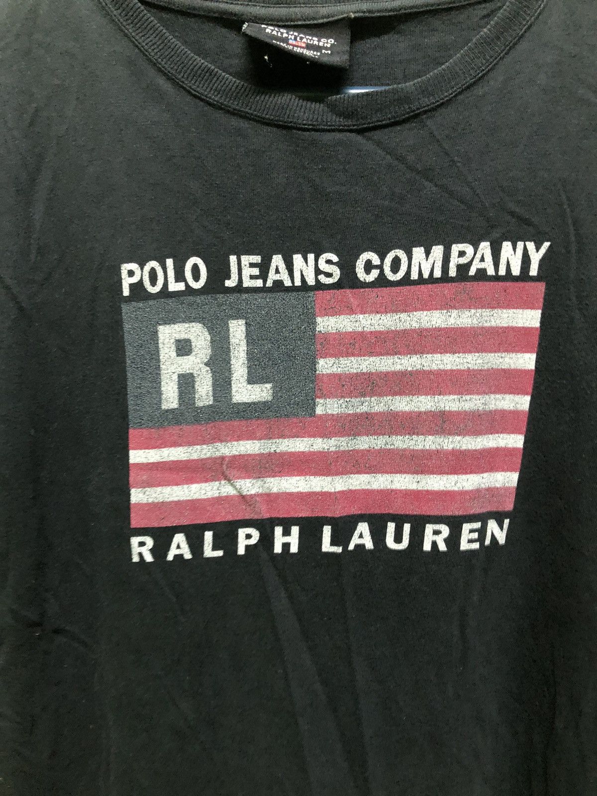 RRL Ralph Lauren Vintage POLO JEANS COMPANY RALPH LAUREN BIG LOGO tshirt Size US M / EU 48-50 / 2 - 3 Thumbnail