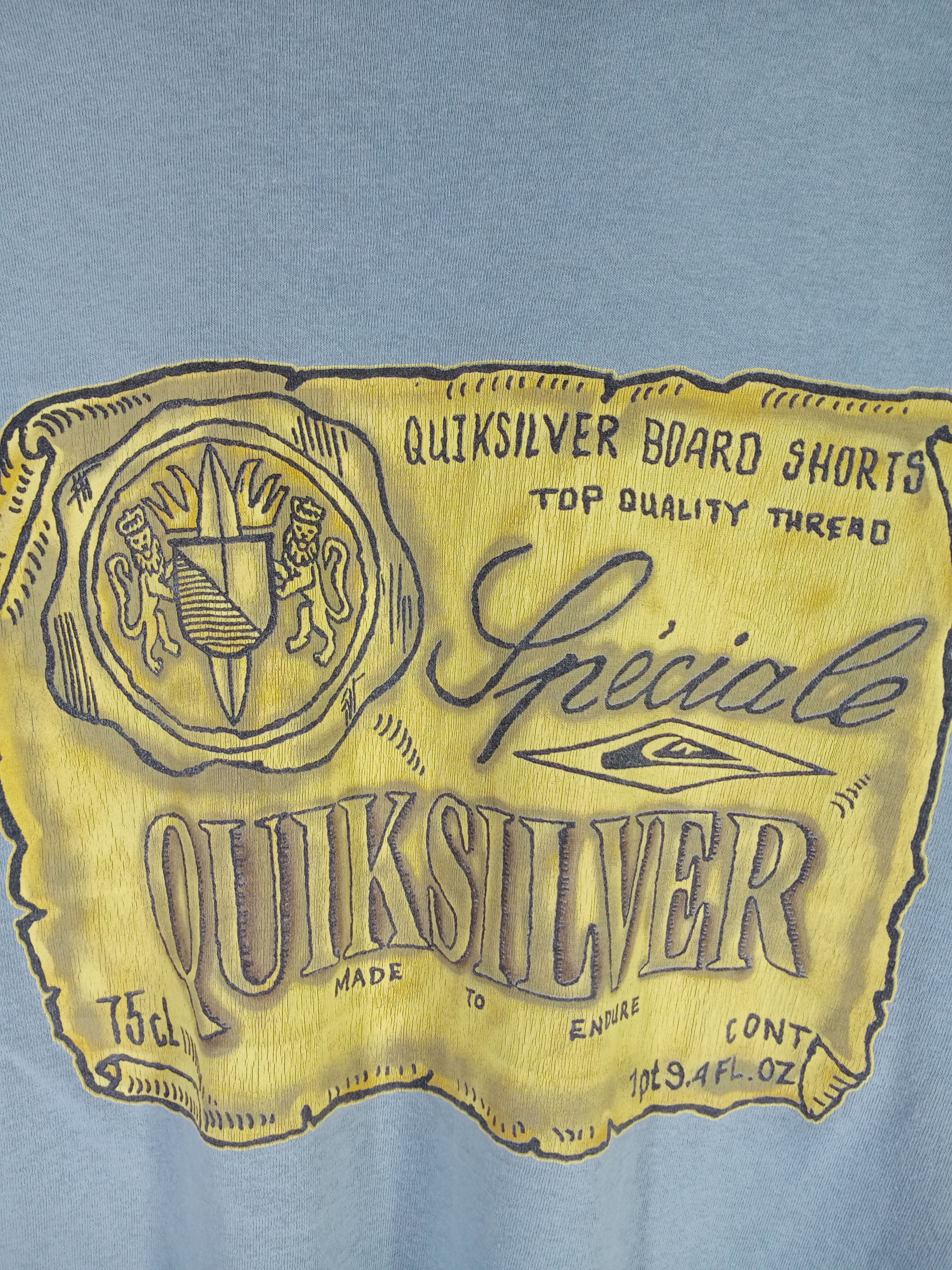 Quicksilver × Quiksilver Rare Vintage 90s Quiksilver Boards Shorts Tshirt Size US L / EU 52-54 / 3 - 2 Thumbnail