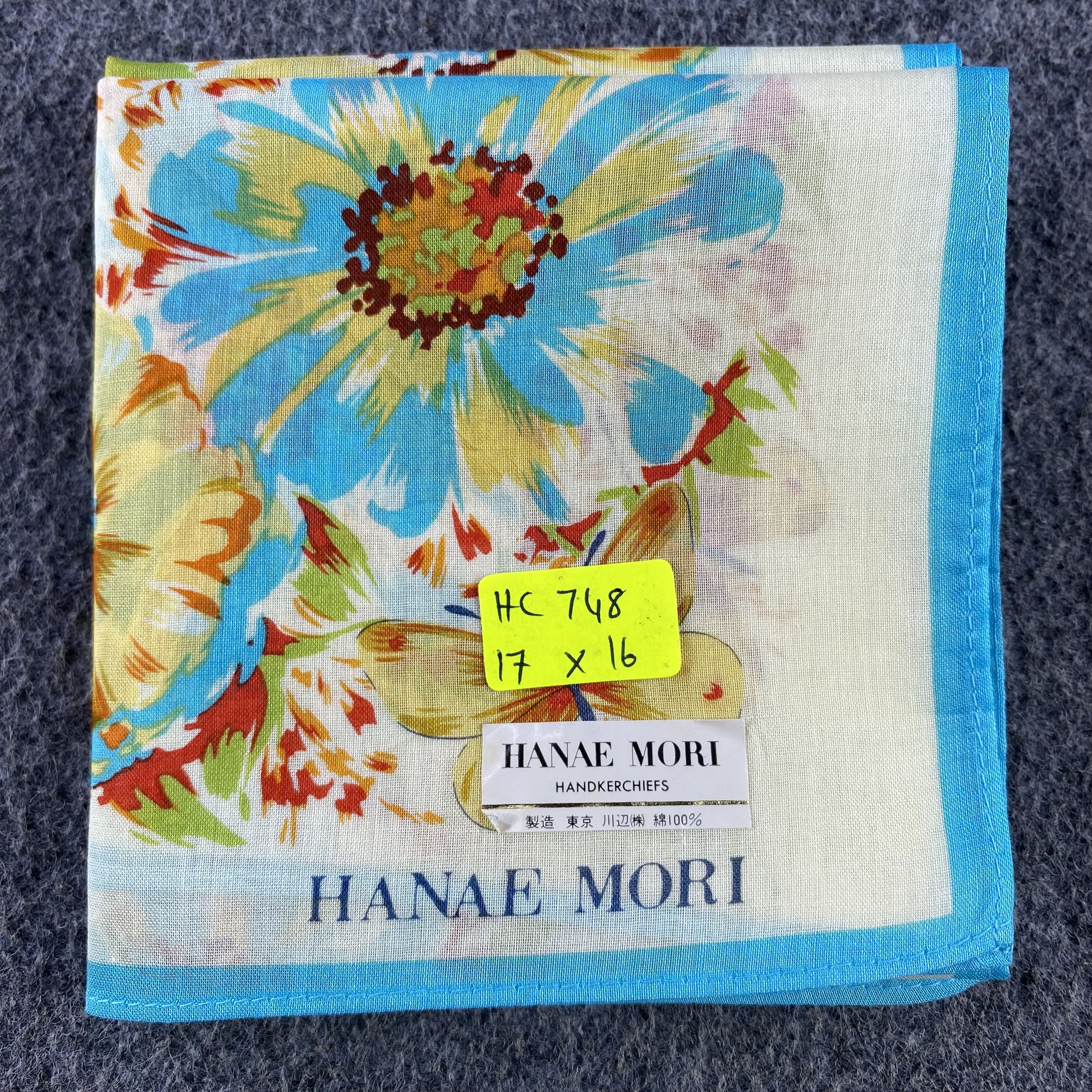 Hanae Mori Hanae Mori Handkerchief/Neckerchief/Bandana HC748 Size ONE SIZE - 5 Thumbnail