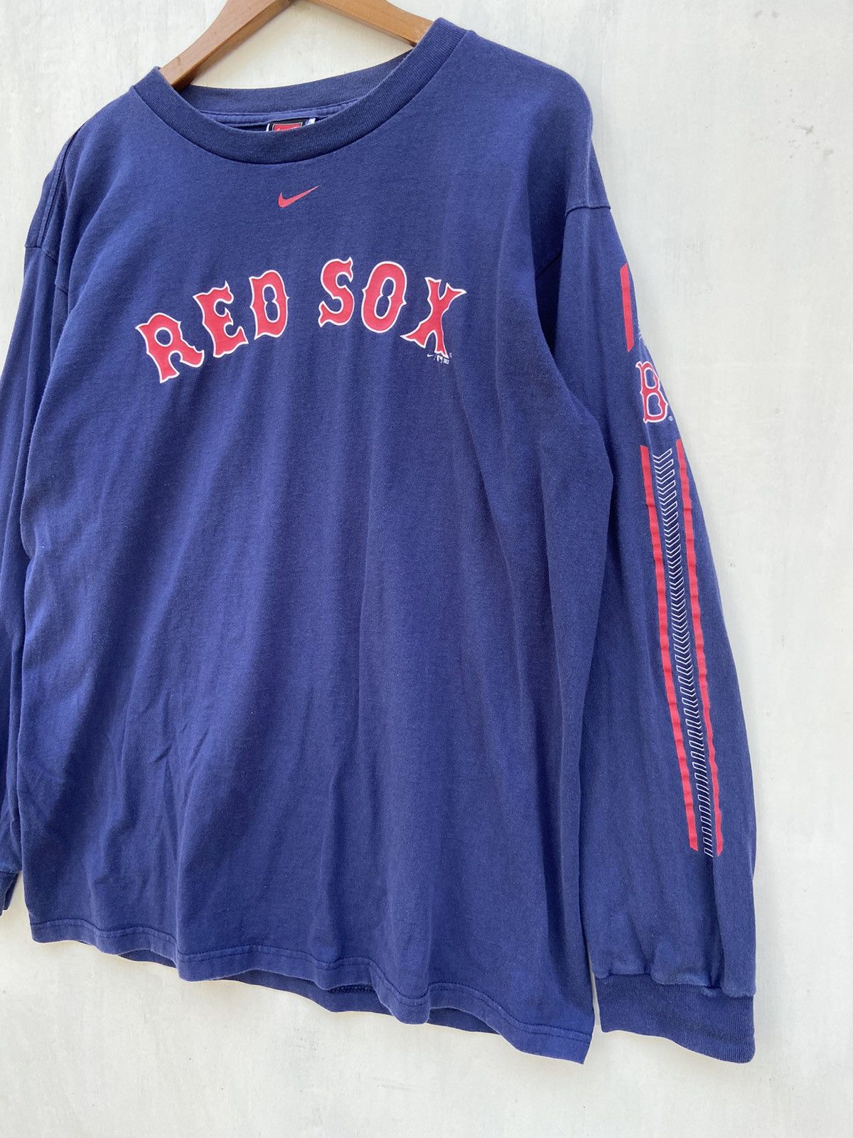 MLB 🔥 Vintage y2k Red Sox t shirt long sleeve MLB Size US M / EU 48-50 / 2 - 3 Thumbnail