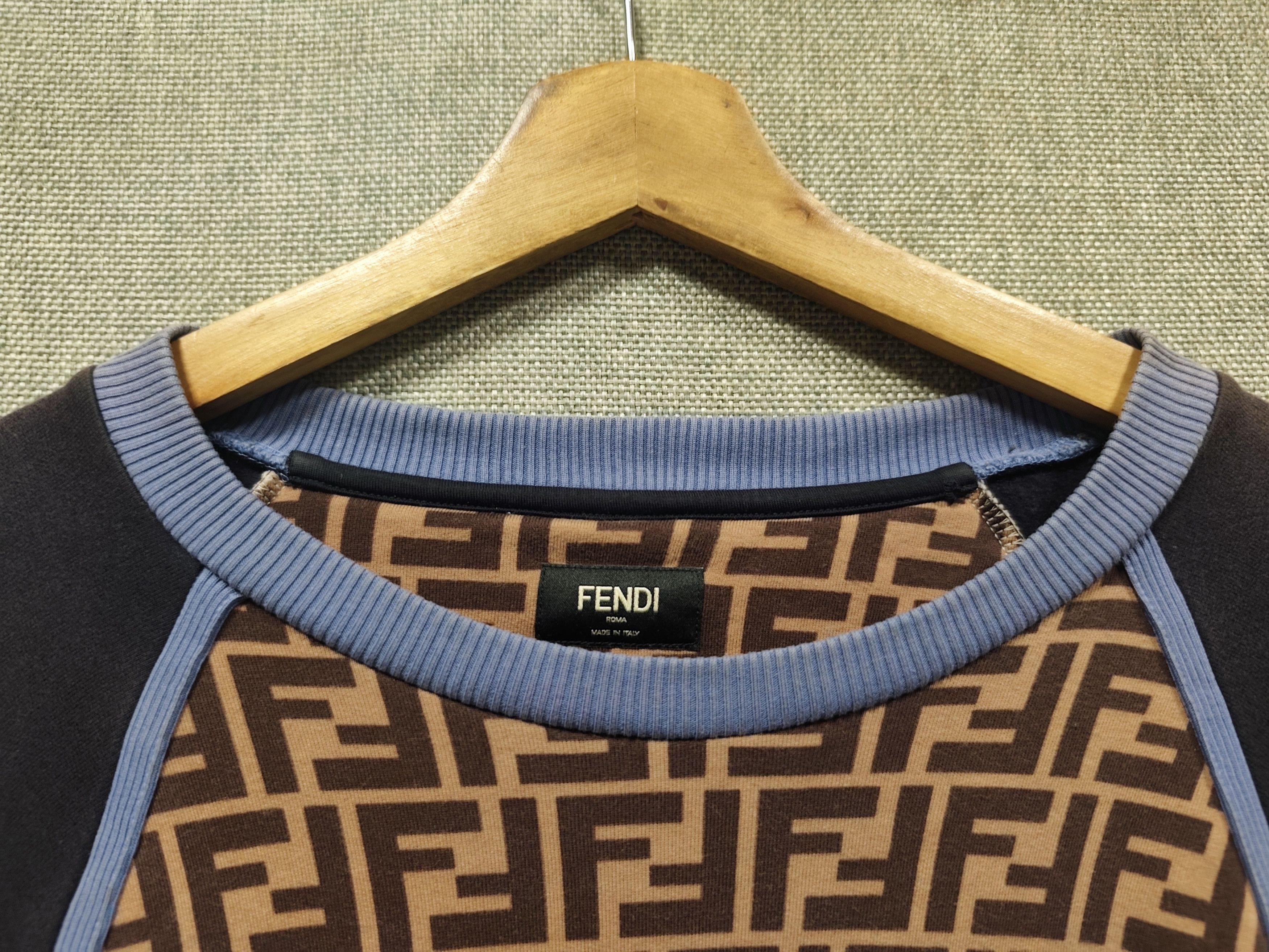 Fendi Fendi Roma monogram sweatshirt Size US L / EU 52-54 / 3 - 3 Thumbnail