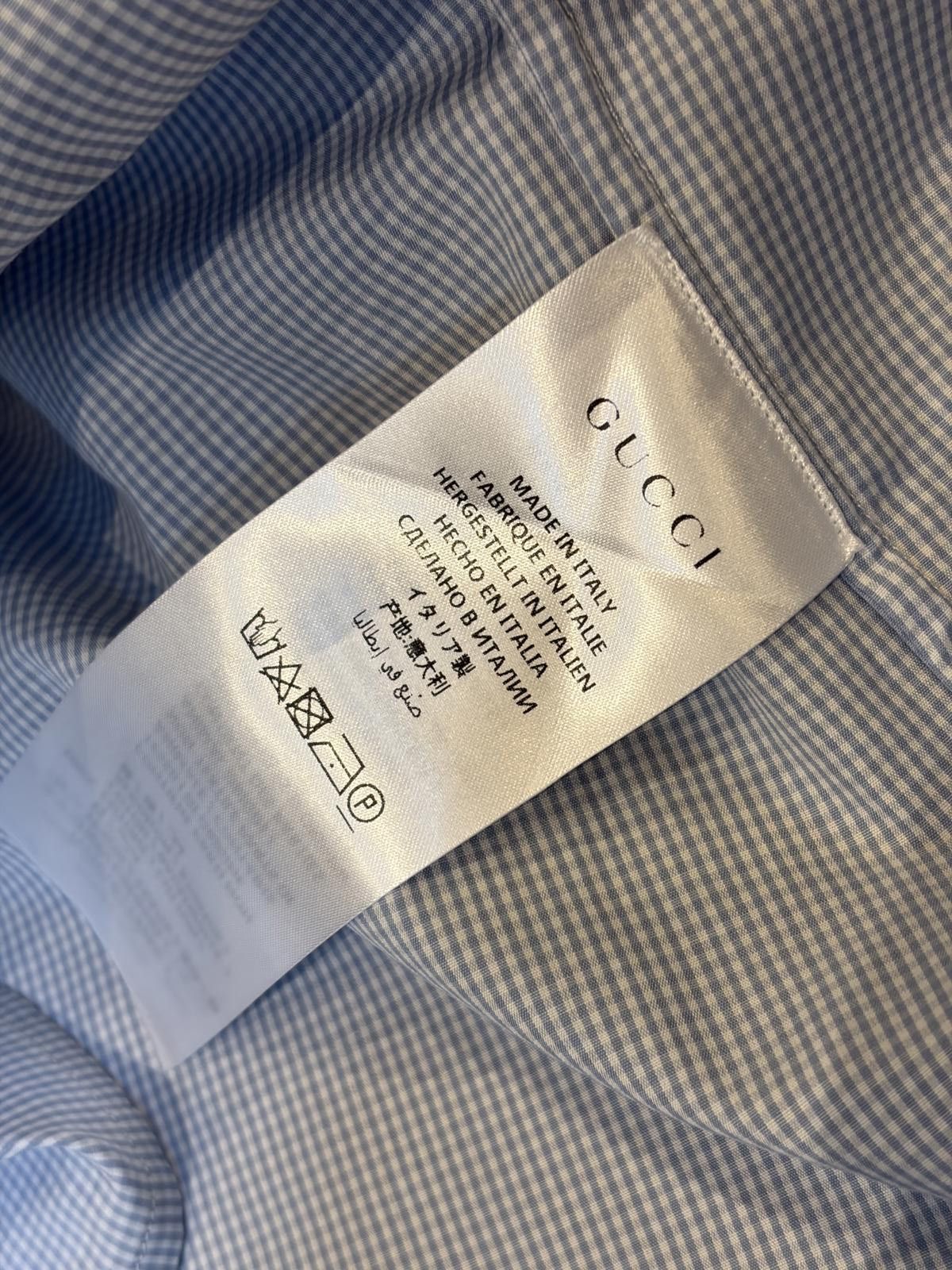Gucci Gucci Cambridge “Loved” Shirt Size US L / EU 52-54 / 3 - 7 Thumbnail