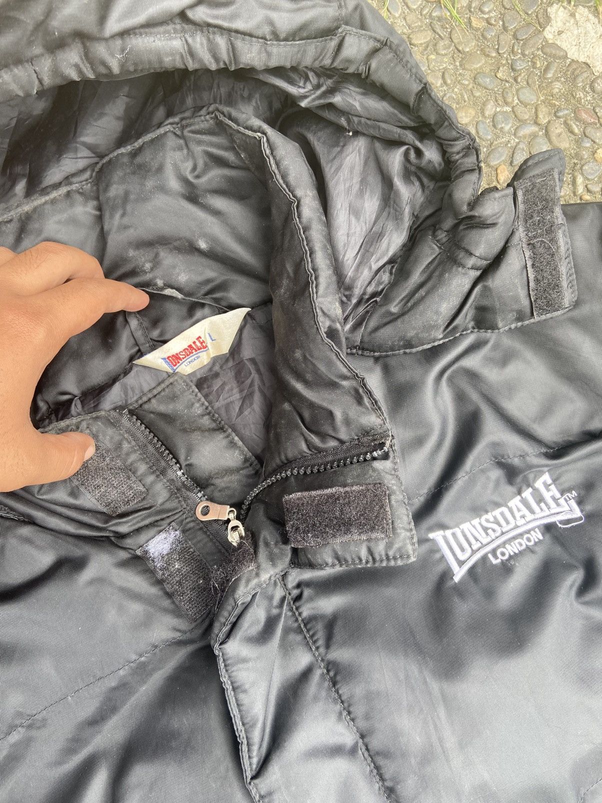Lonsdale Lonsdale london big logo travor winter jacket 90s Size US XXL / EU 58 / 5 - 4 Thumbnail