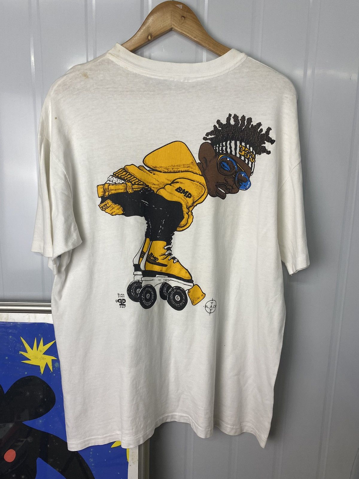VERY RARE! Vintage 90s Skate Tees BMP Hookups Parody
