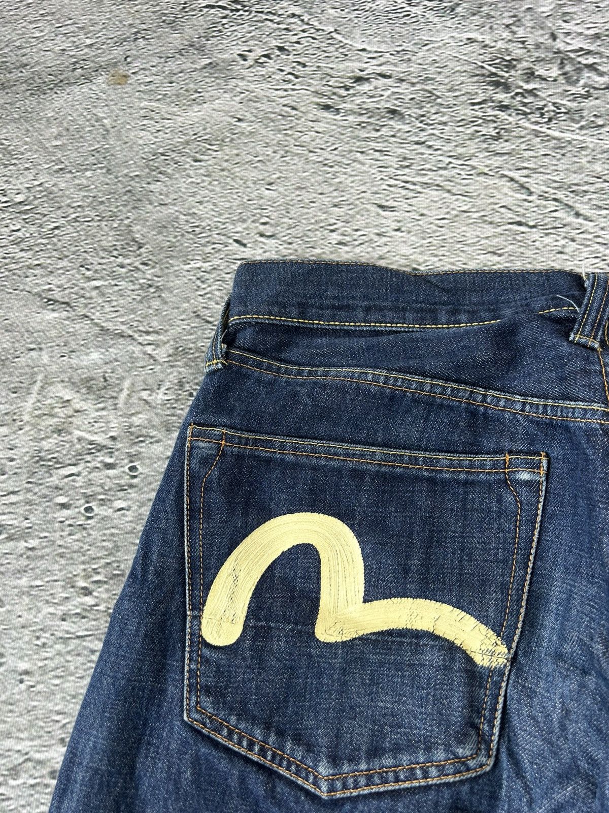 Evisu Evisu jeans vintage handpainted seagull logo selvedge denim Size US 32 / EU 48 - 3 Thumbnail