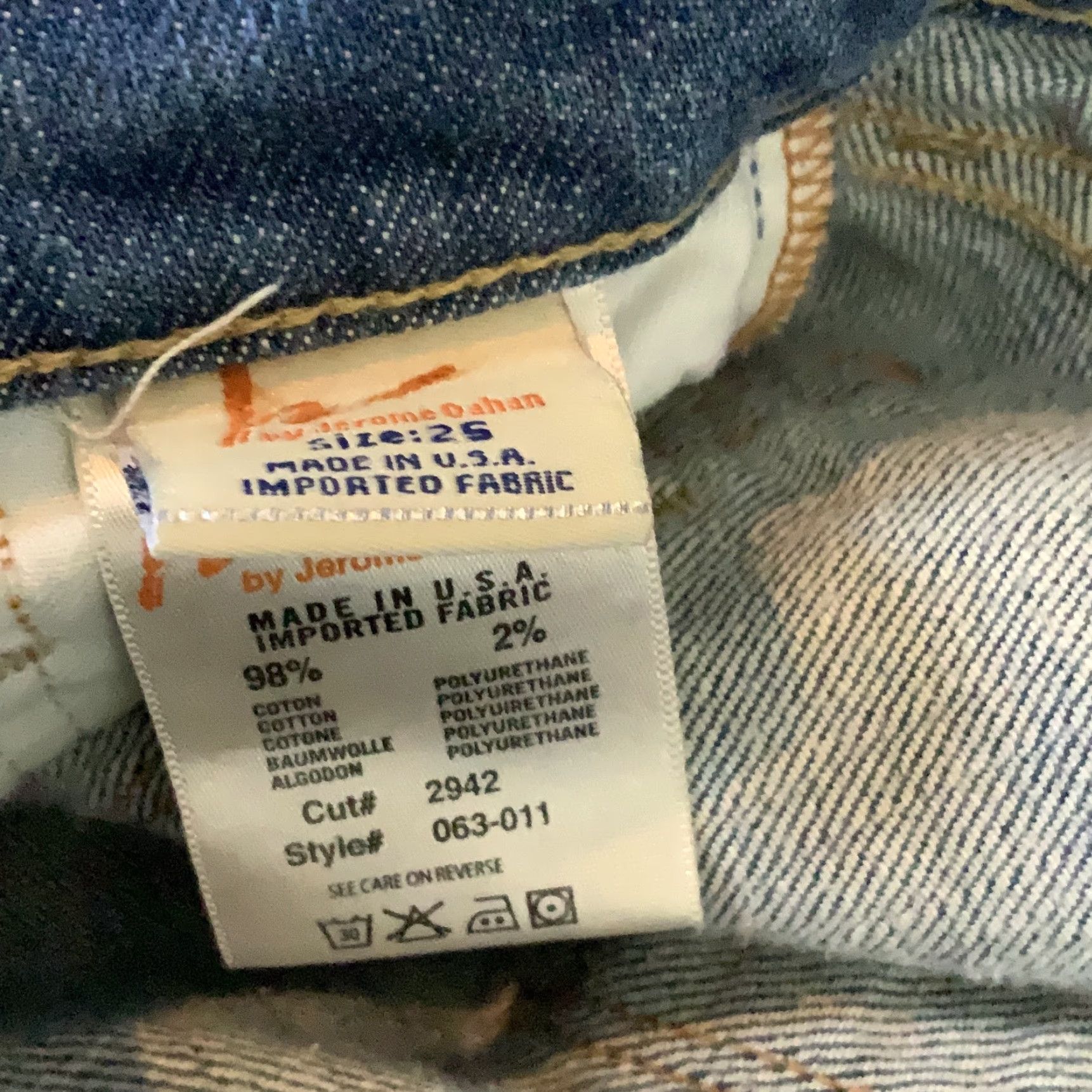 Citizens Of Humanity Citizens of Humanity Women’s Jeans Cropped Low waist Kelly #63 Stretch 25 Blue Cropped Jeans Womens Leg Opening 7” Inseam 23” Size 42" / US 20 - 7 Thumbnail