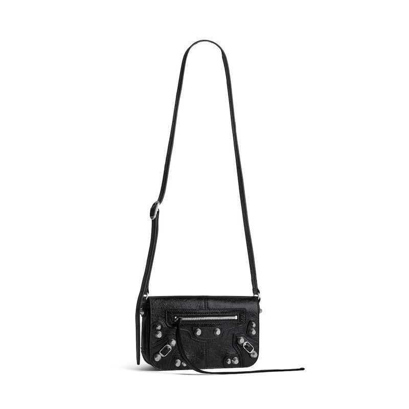 Balenciaga o1tr1nto0126 Size: OS / Le Cagole Mini Flap Bag in Black Size ONE SIZE - 1 Thumbnail
