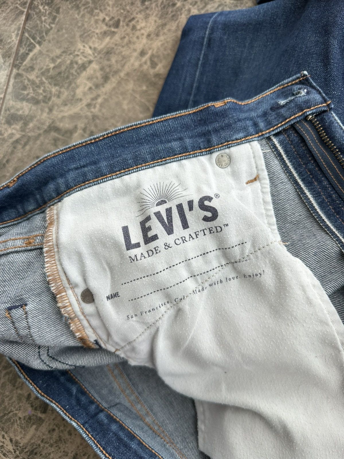Levi's Levi’s Made & Crafted 511 Slim Men’s Jeans Japanese Selvedge Size US 32 / EU 48 - 12 Thumbnail