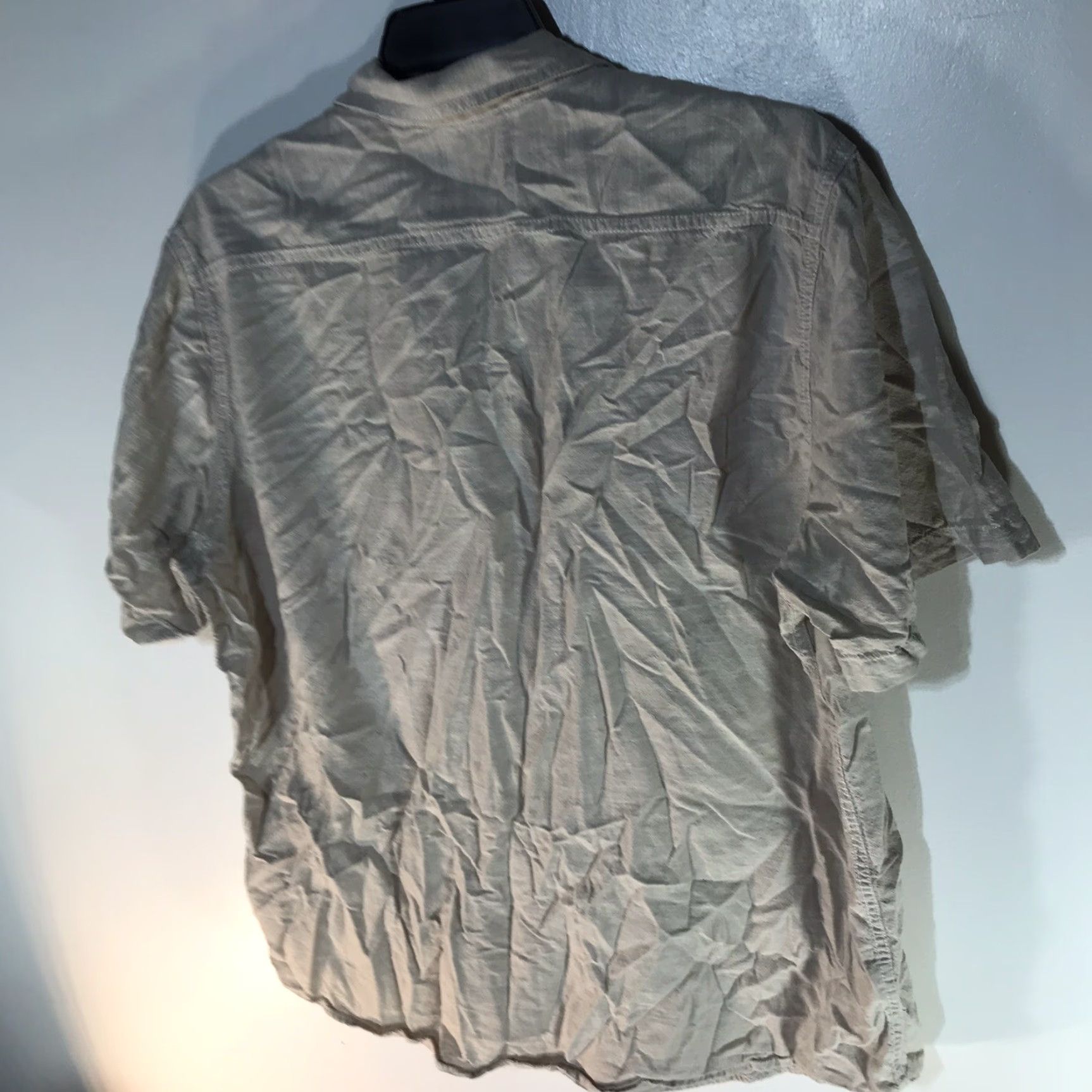 Vintage Woolrich Beige Cotton Button-Up Shirt Mens XL Short Sleeve Camp Outdoor Classic Size US XL / EU 56 / 4 - 3 Thumbnail