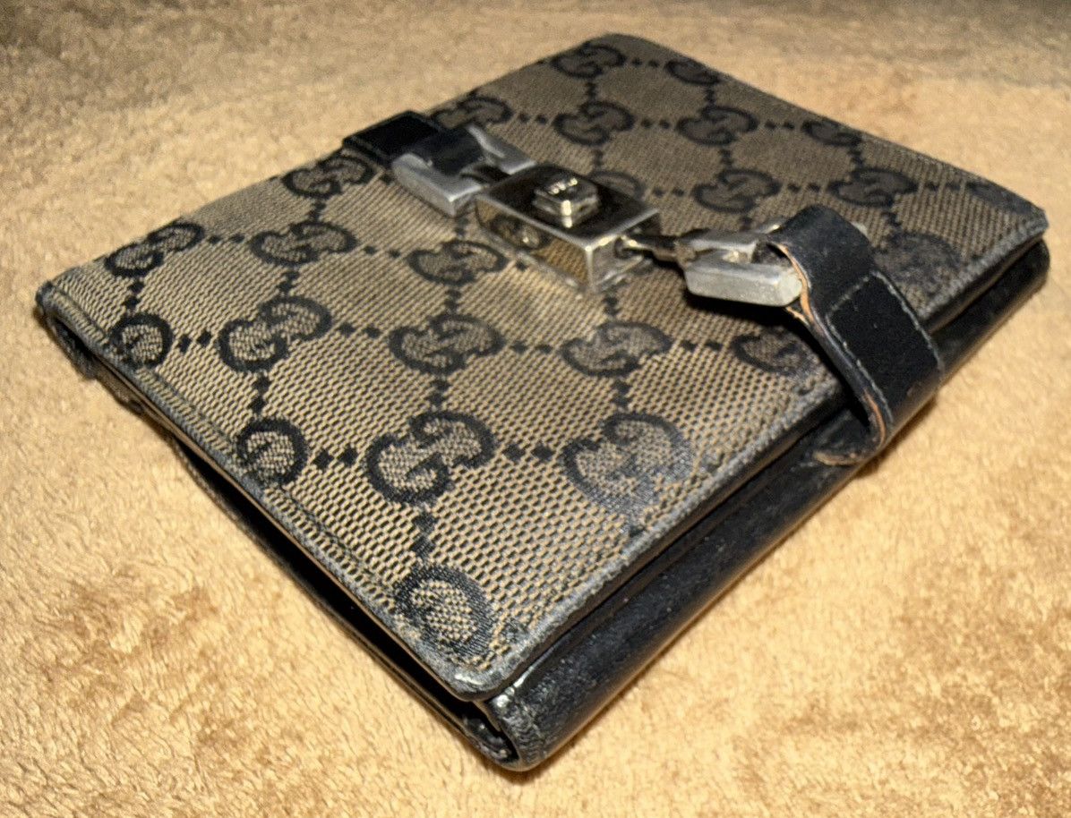 Gucci Vintage GUCCI “Jackie” monogram wallet! Unisex, VVGC genuine Size ONE SIZE - 3 Thumbnail