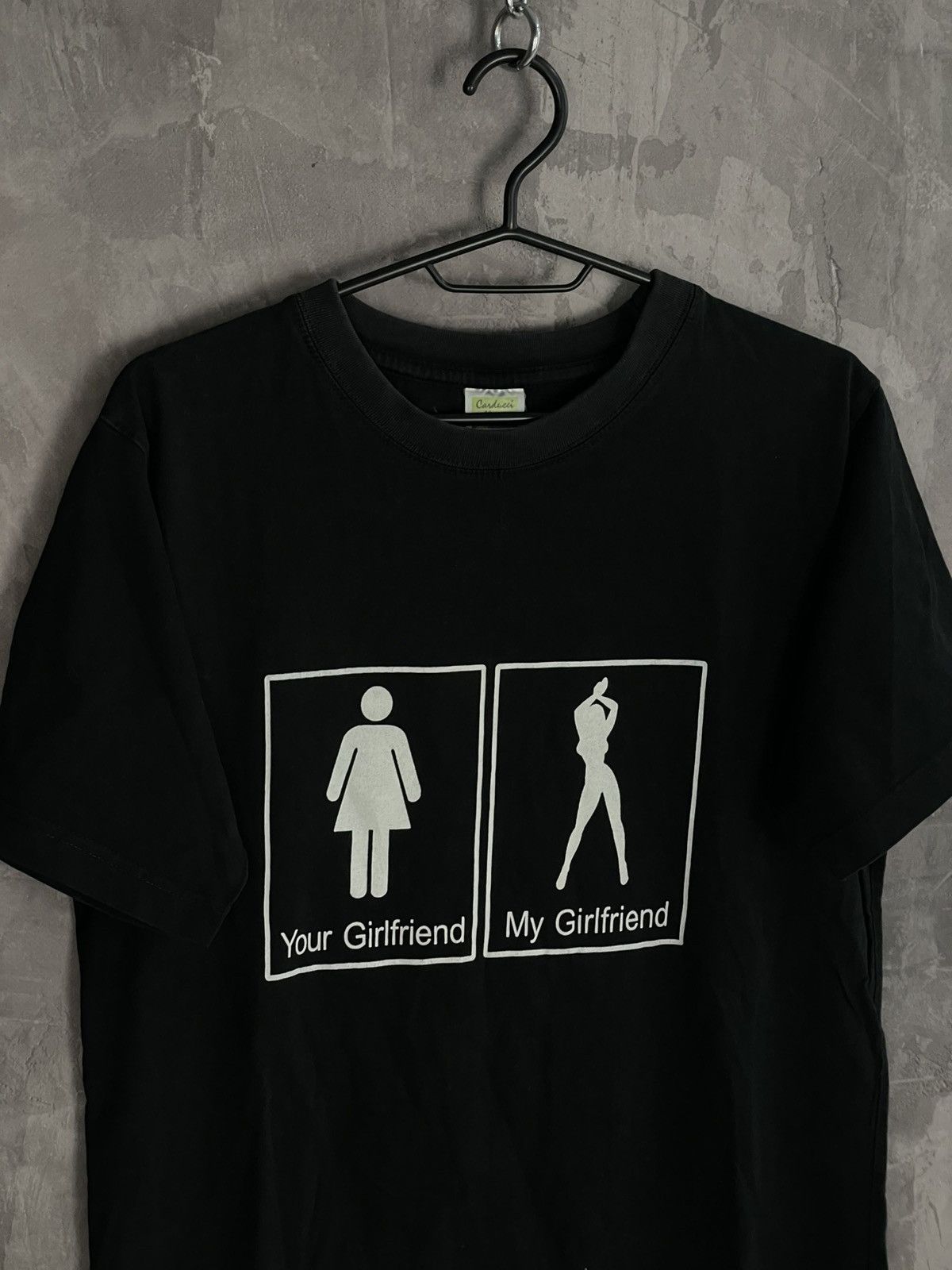 Other Vintage Y2K humor your girlfriend my girlfriend tee t shirt Size US M / EU 48-50 / 2 - 7 Thumbnail