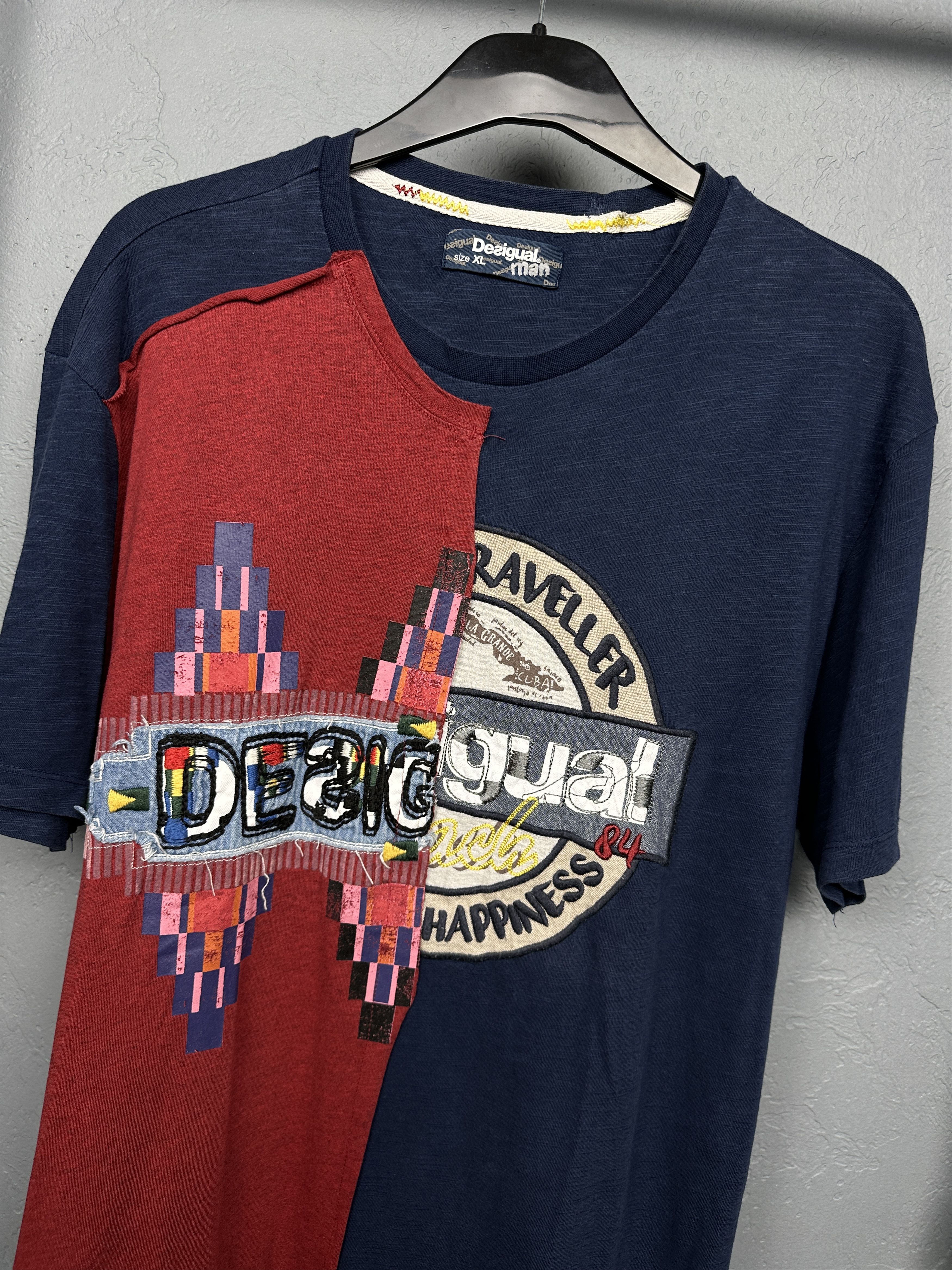 Desigual Desigual Mens T-Shirt Size US XL / EU 56 / 4 - 2 Thumbnail