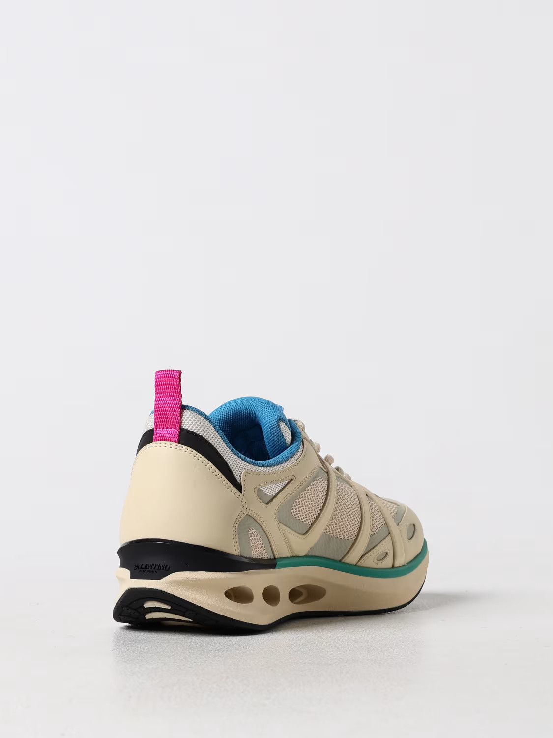 Valentino o1s22i1n1224 Vlogo Easyjog Low-Top Sneakers in Beige Size US 9 / EU 42 - 3 Thumbnail