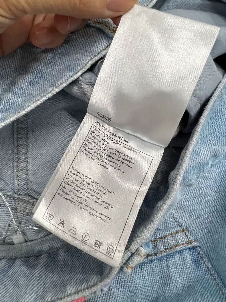 Chanel Chanel 24C blue gradient denim wide-leg trousers Size 42" / US 20 - 7 Thumbnail