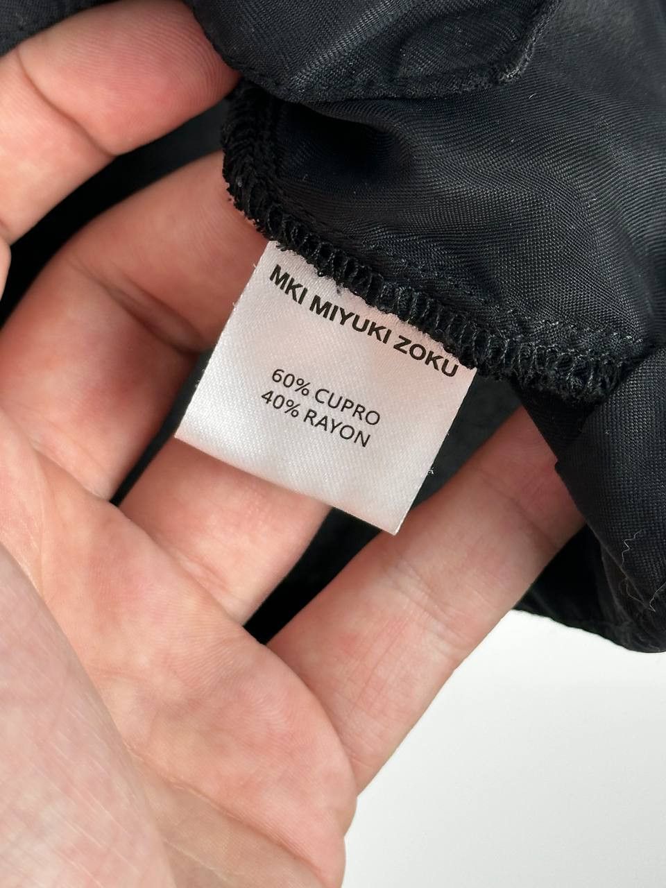 Japanese Brand × Mki Miyuki Zoku Mki Miyuki Zoku Rayon Black Camp Collar Shirt Size US M / EU 48-50 / 2 - 9 Thumbnail