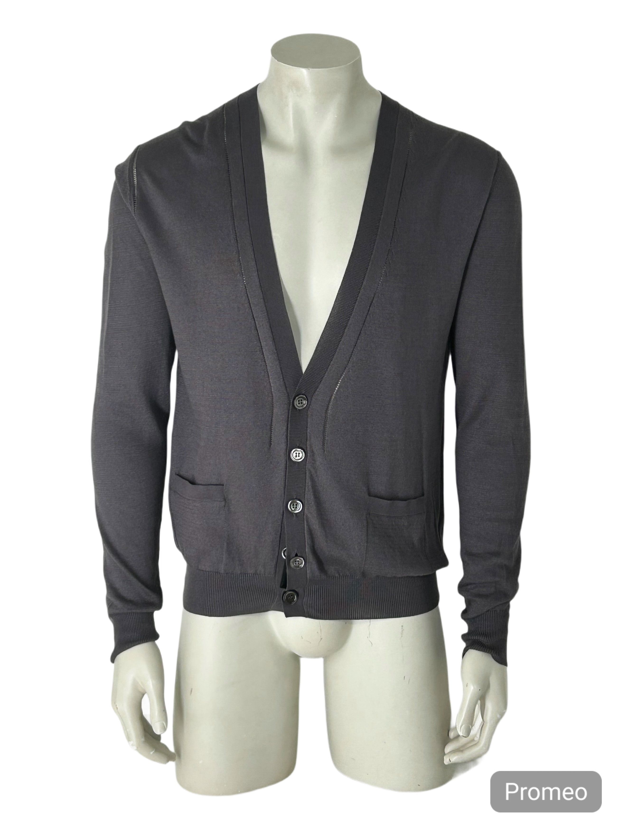 Dior × Hedi Slimane Dior Homme AW06 Runway Satin Cardigan | Grailed