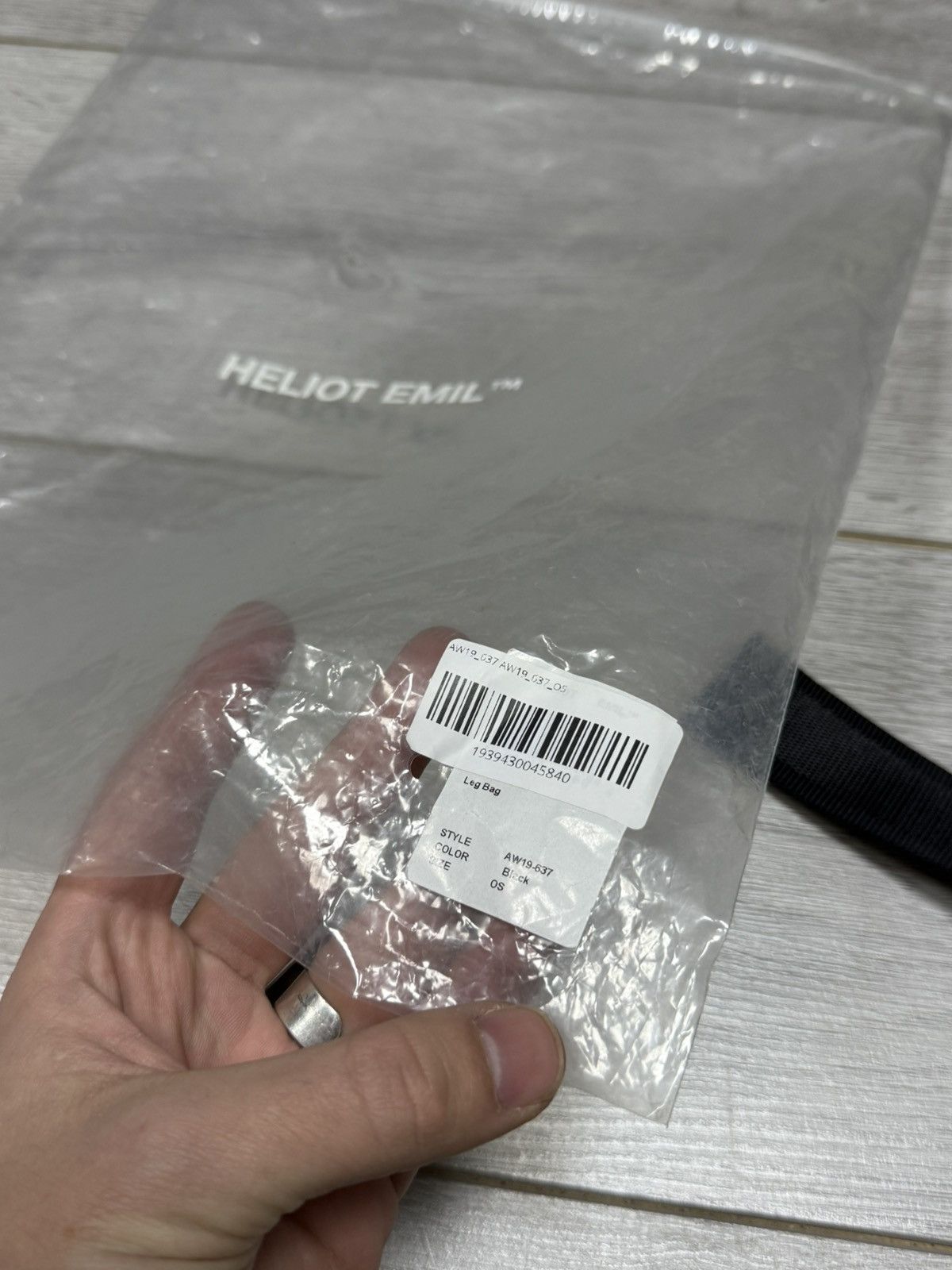 Heliot Emil HE Hemil Eliot archive brand NEW leg nag zip Size ONE SIZE - 6 Thumbnail