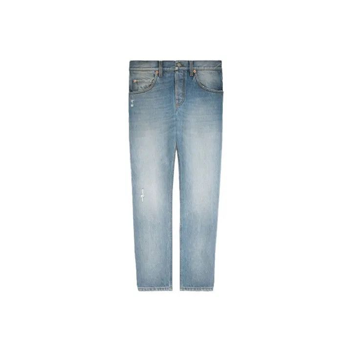 Gucci Gucci Logo Straight Leg Denim Jeans Size US 32 / EU 48 - 1 Thumbnail