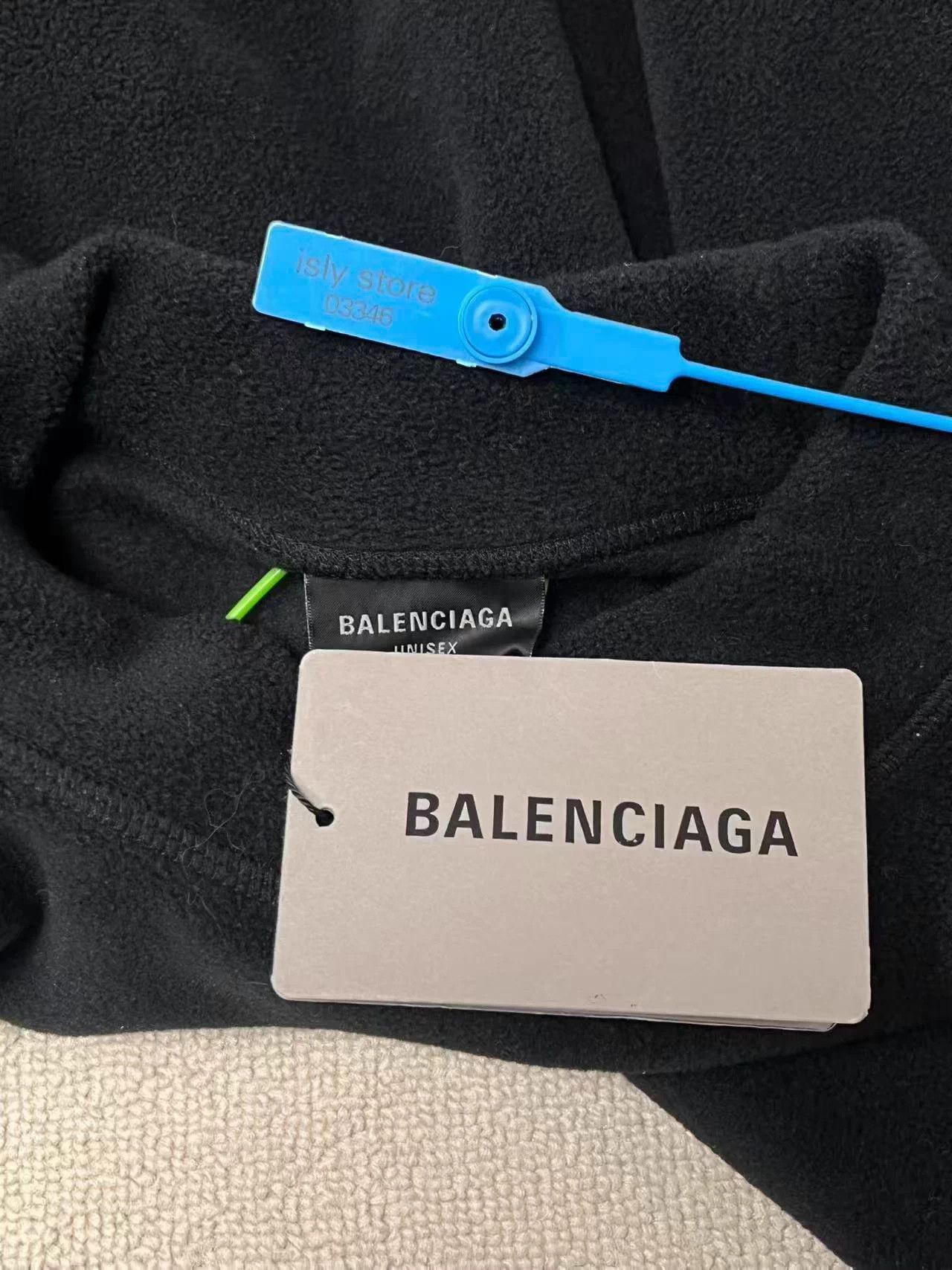 Balenciaga Balenciaga Black Double Ring Ski Fleece (In Stock) Size US S / EU 44-46 / 1 - 4 Thumbnail