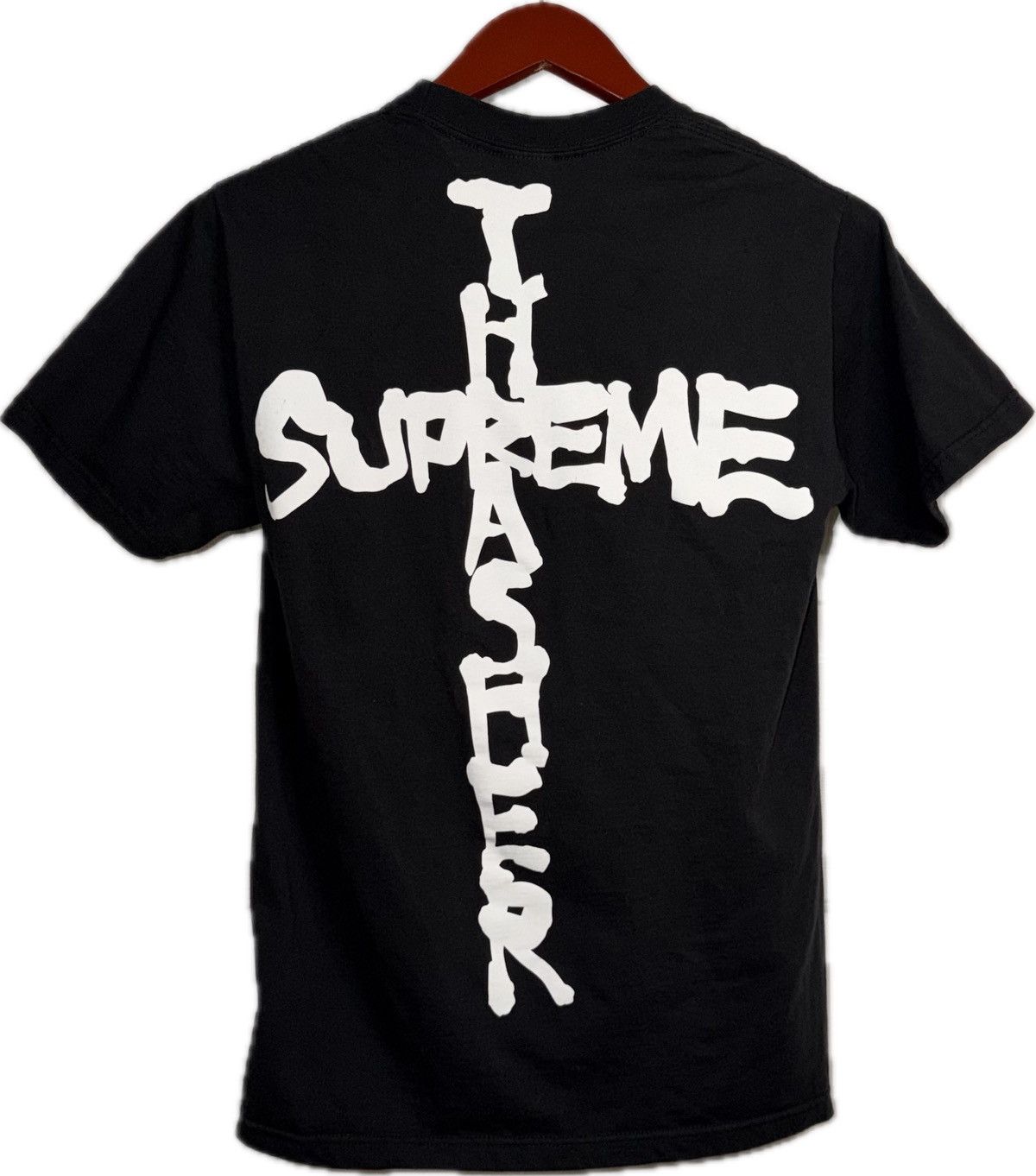 Supreme × Thrasher Supreme x Thrasher Cross Tee Black Size Small Excellent Cons Size US S / EU 44-46 / 1 - 1 Thumbnail