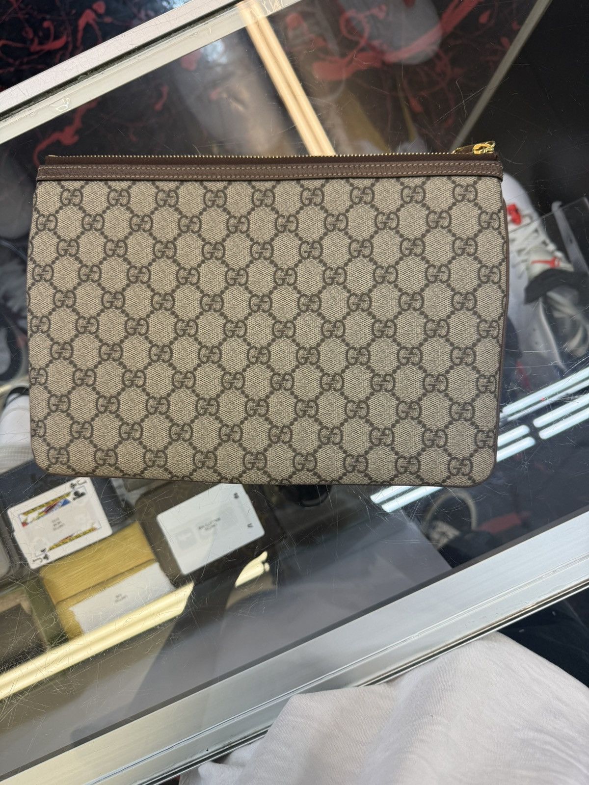 Gucci Gucci Ophidia Patent leather clutch bag Size ONE SIZE - 3 Thumbnail